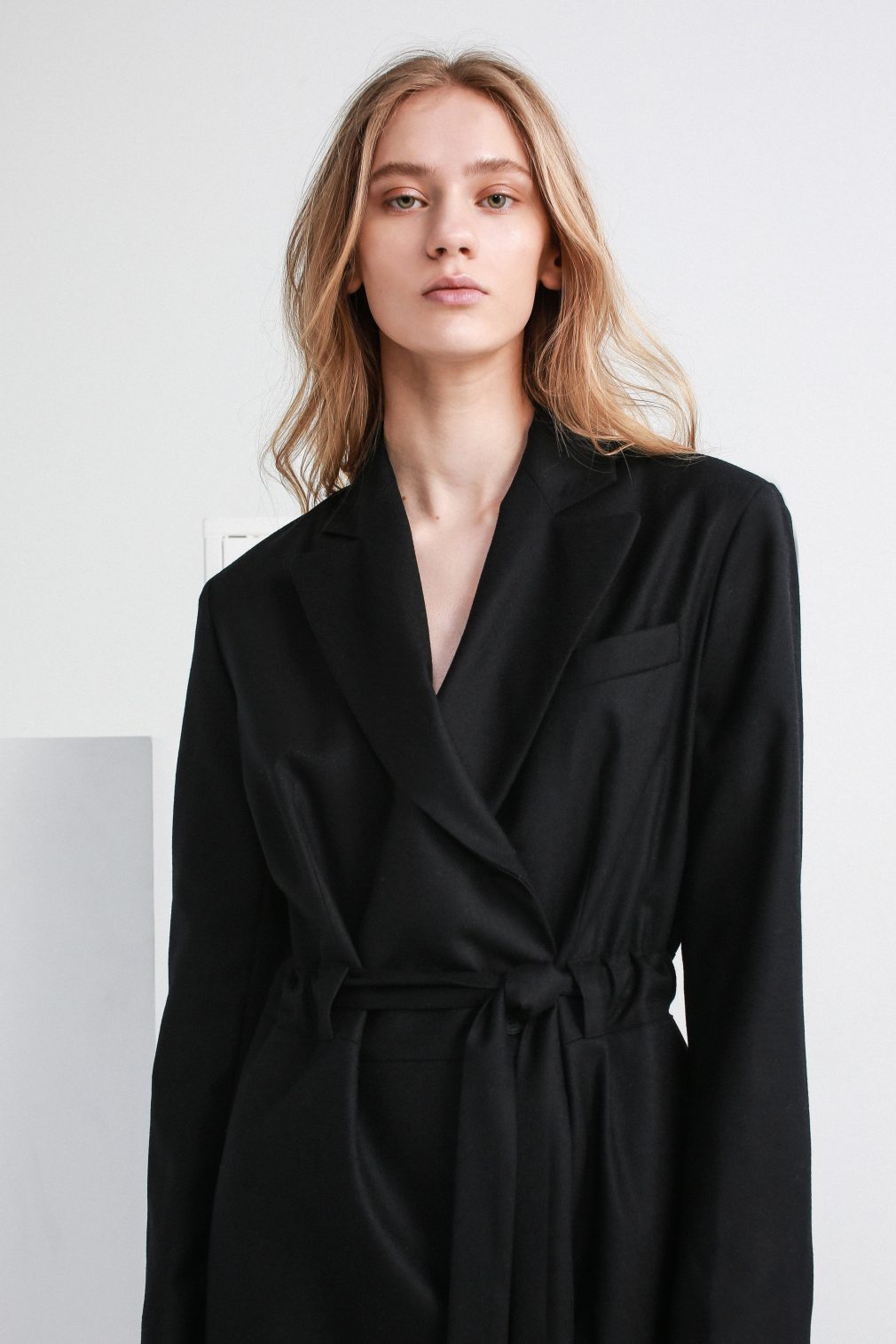 franklin blazer black dress | unlabel