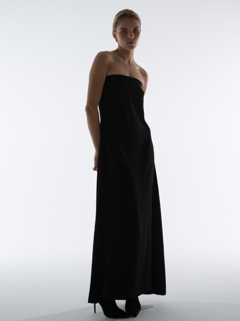 top dress, unlabel clothing for women, party dress, black colour dress