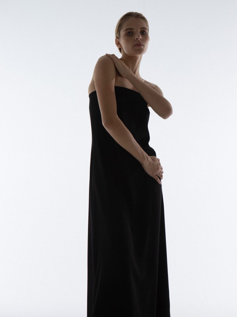 top dress, unlabel clothing for women, party dress, black colour dress
