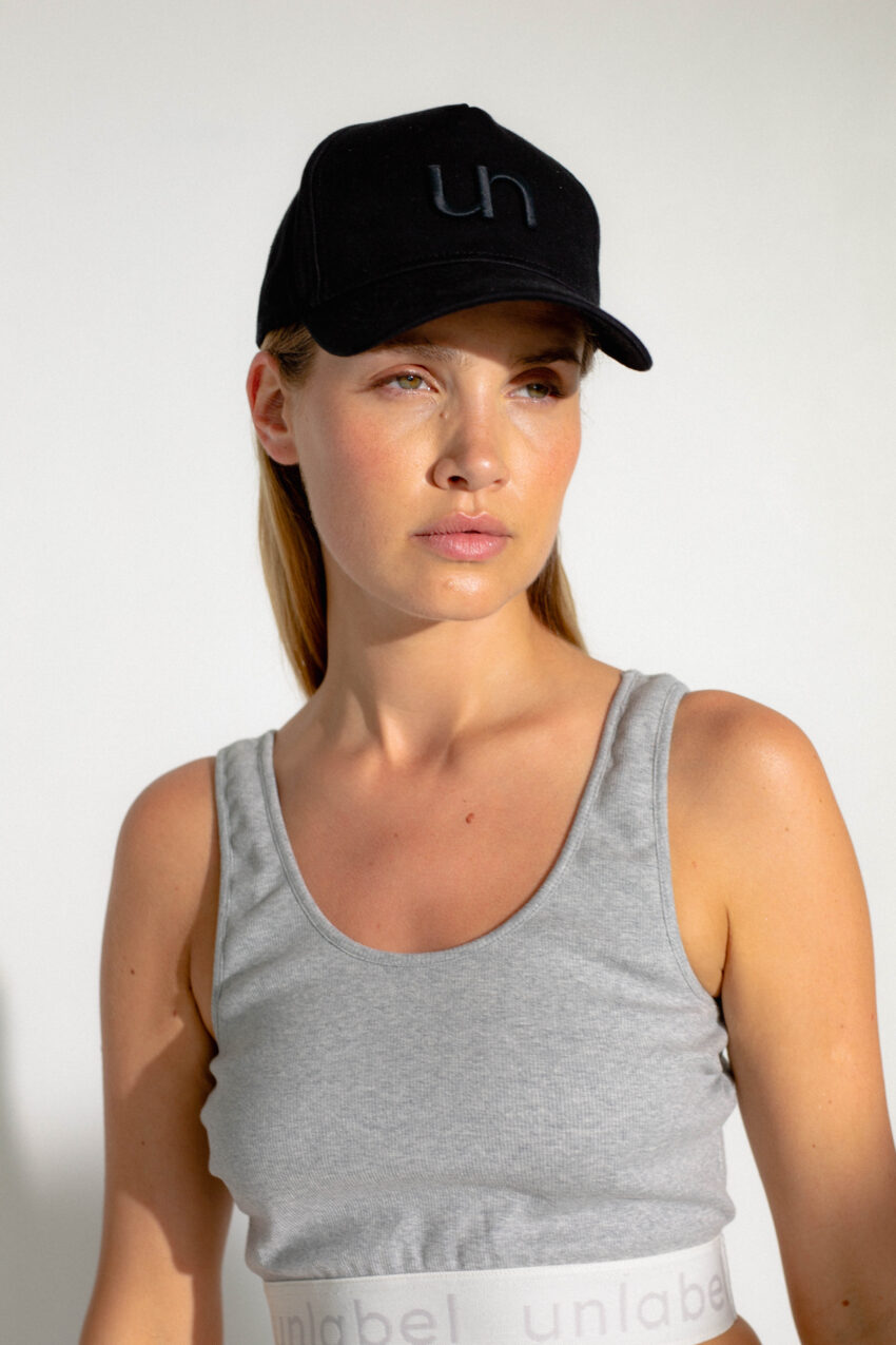 unlabel black cap black-black | unlabel ss23