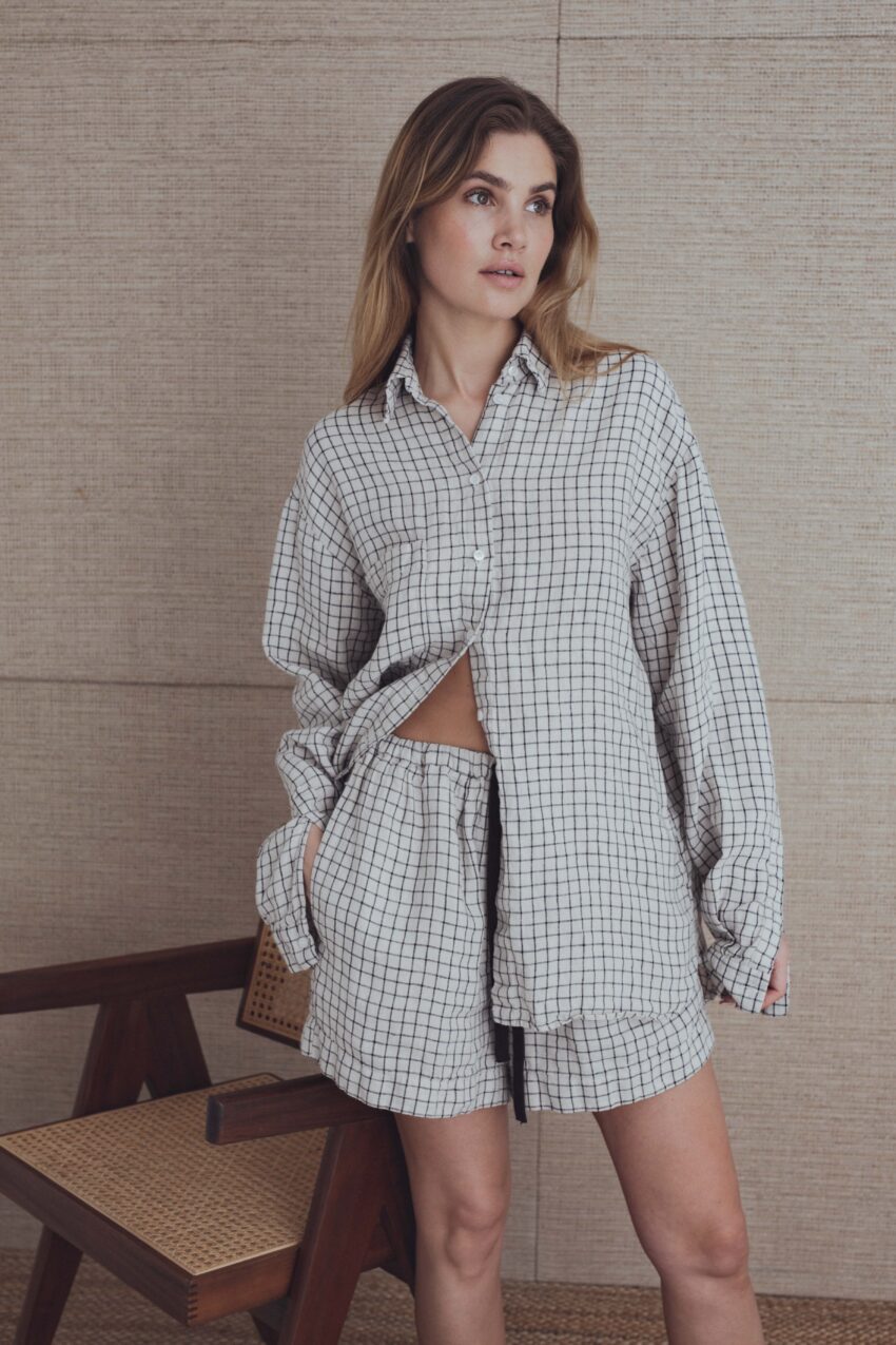 checkered apus shirt | unlabel ss23