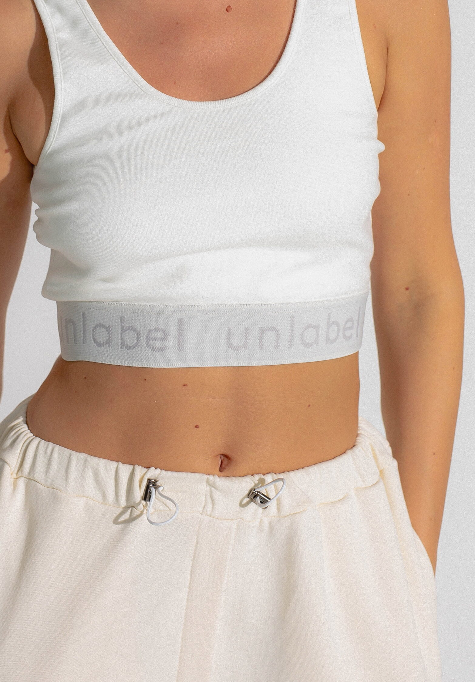 classy cargo pants milk creame | unlabel ss23