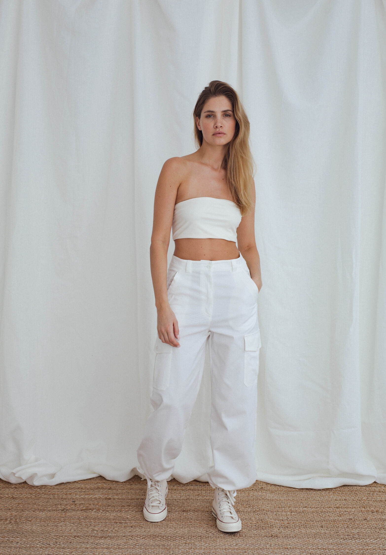 striking pants, offwhite - unlabel ss23