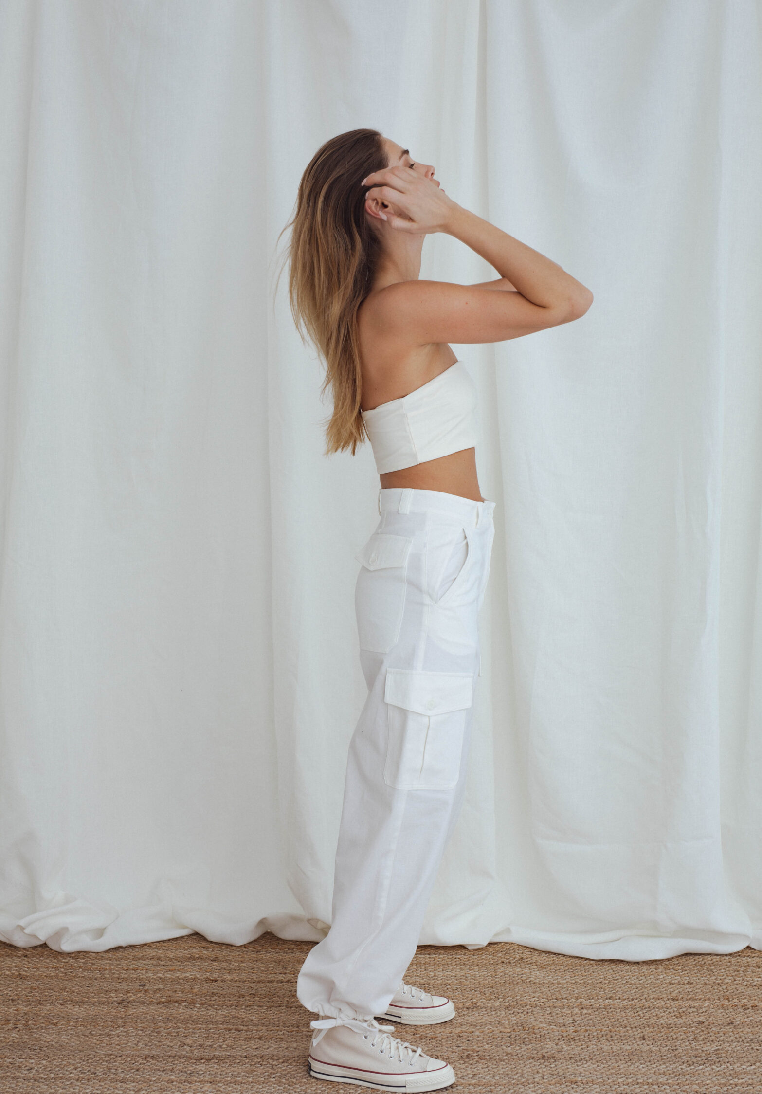 striking pants, offwhite - unlabel ss23