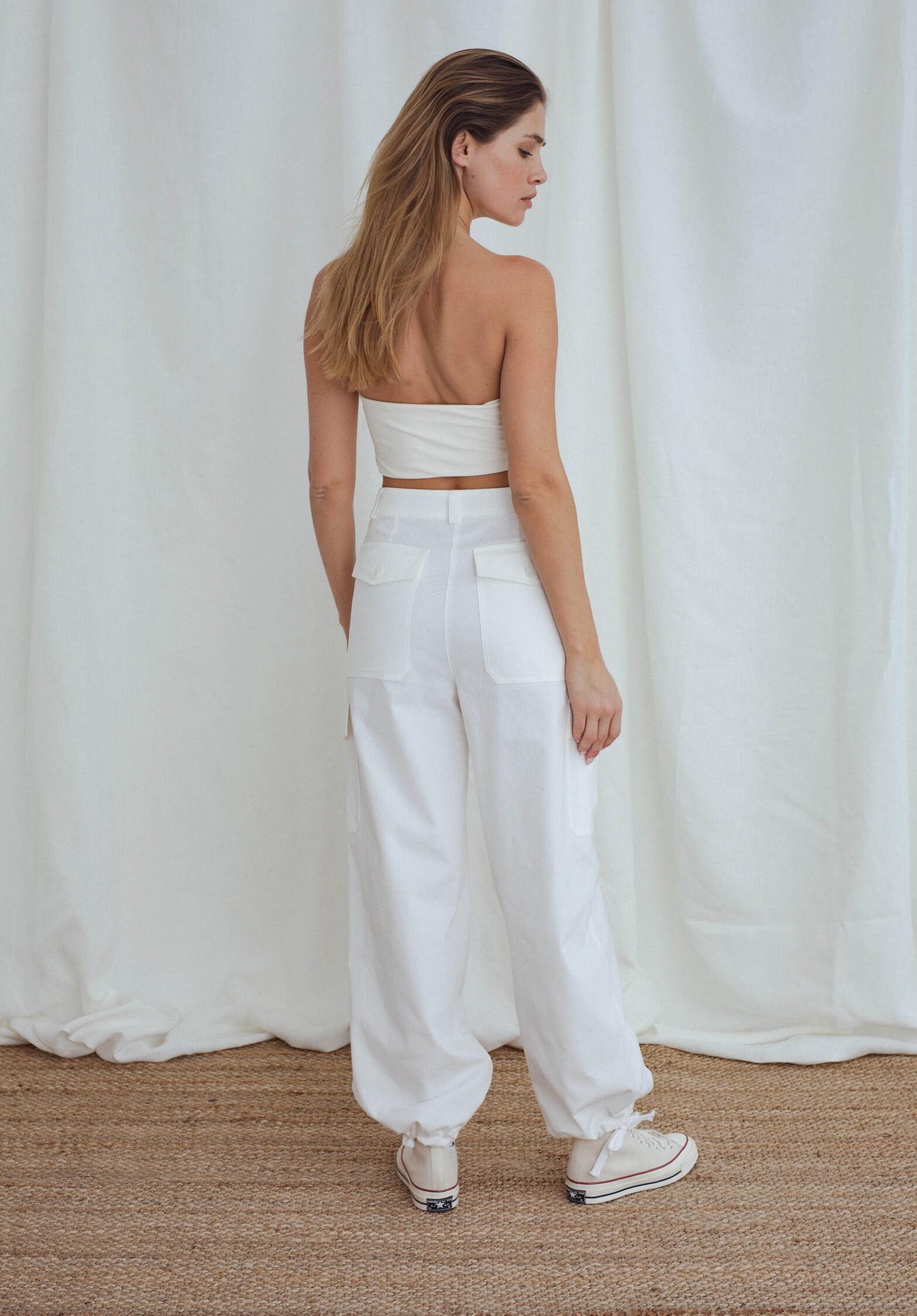 striking pants, offwhite - unlabel ss23