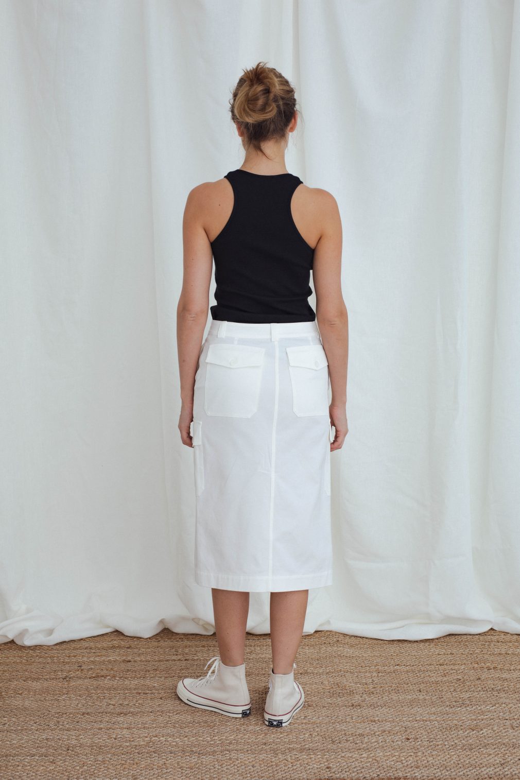 sublime skirt, offwhite - unlabel ss23