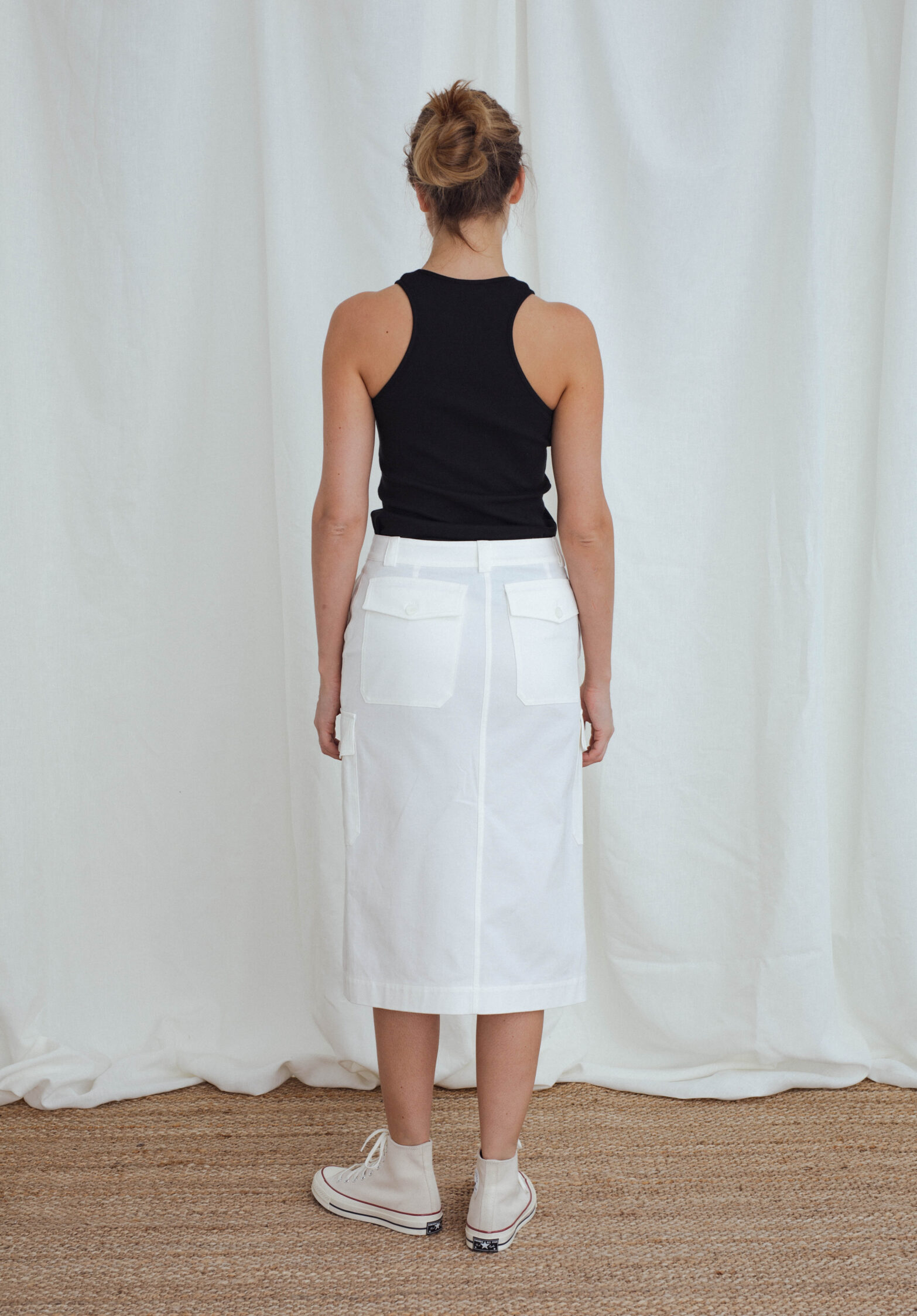 sublime skirt, offwhite - unlabel ss23