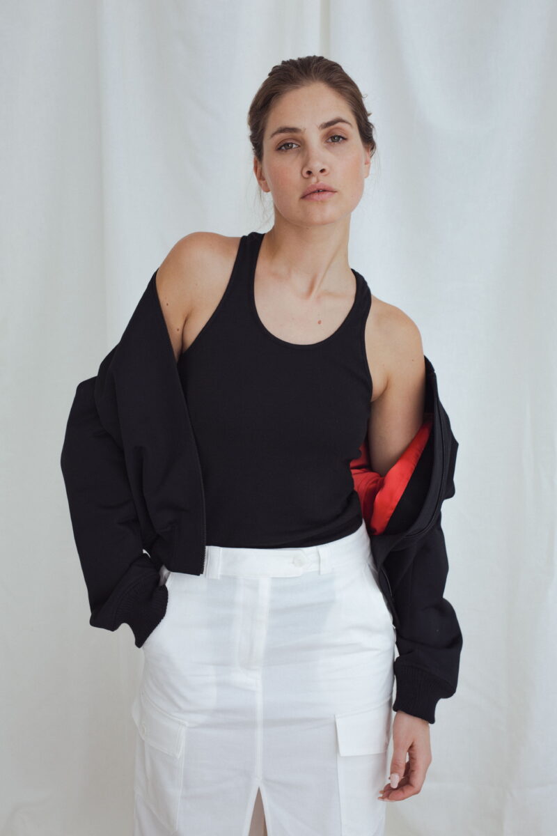 sublime skirt, offwhite - unlabel ss23