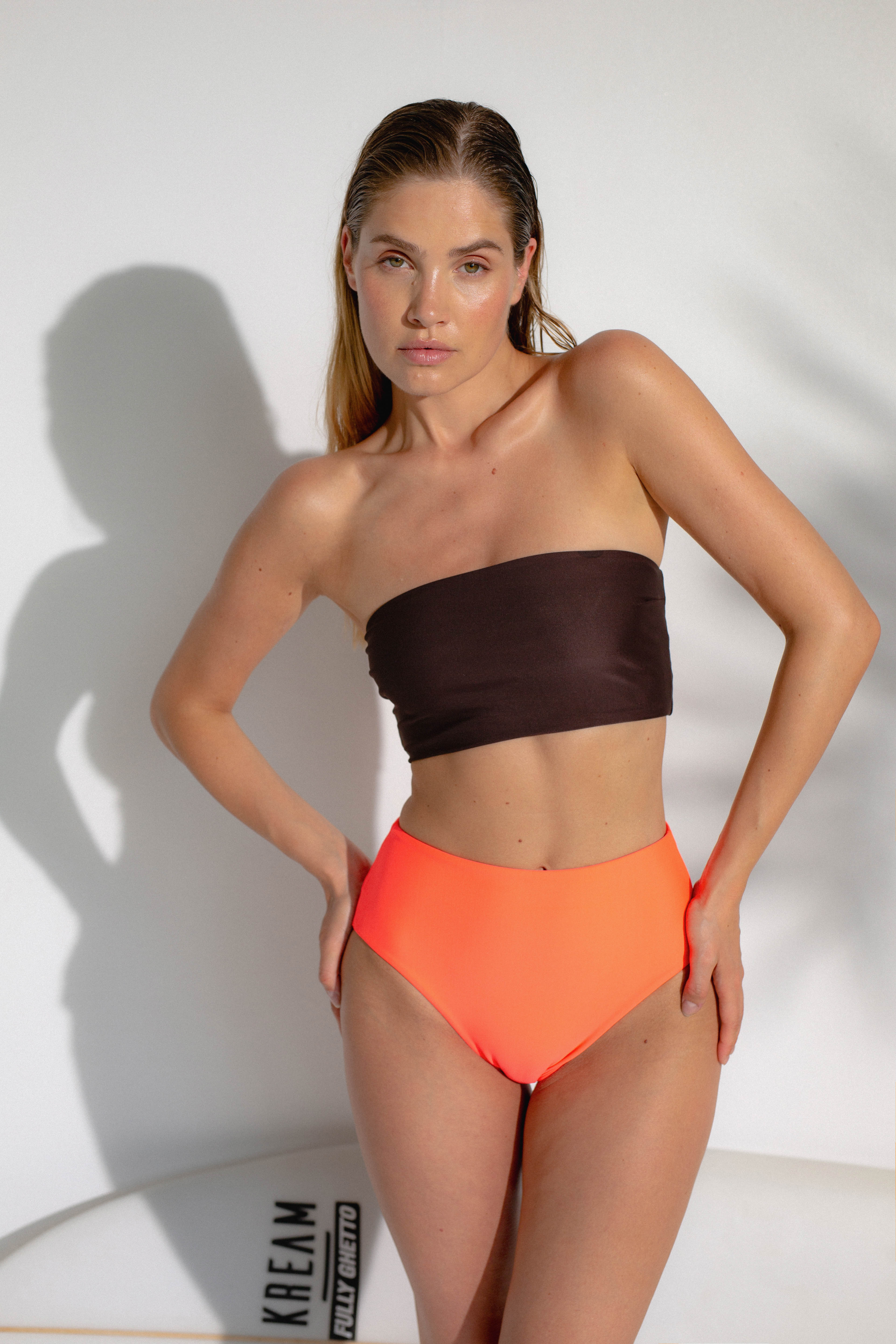 bikini bottom neon orange | unlabel ss23