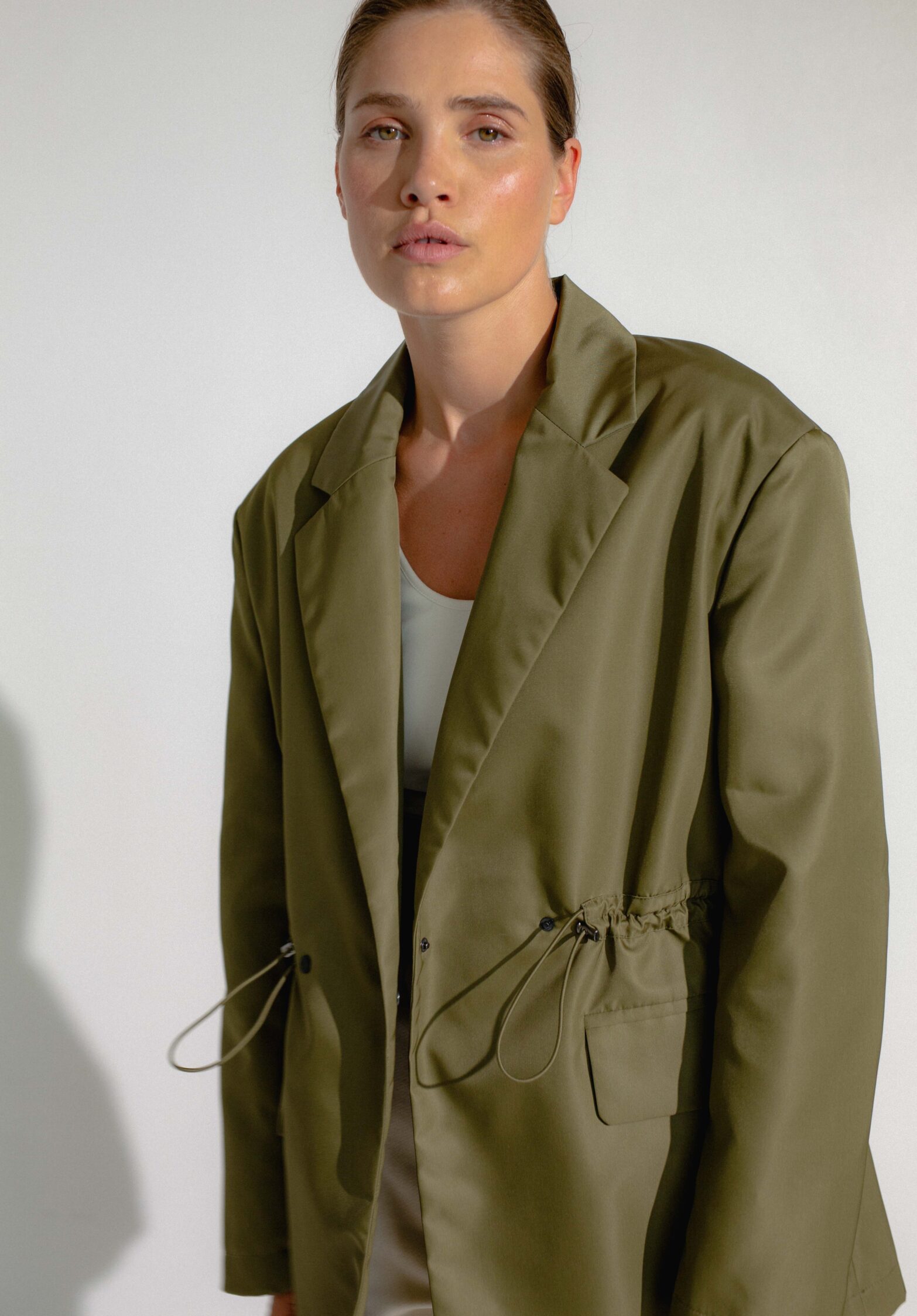 inspire blazer, chaki | unlabel ss23