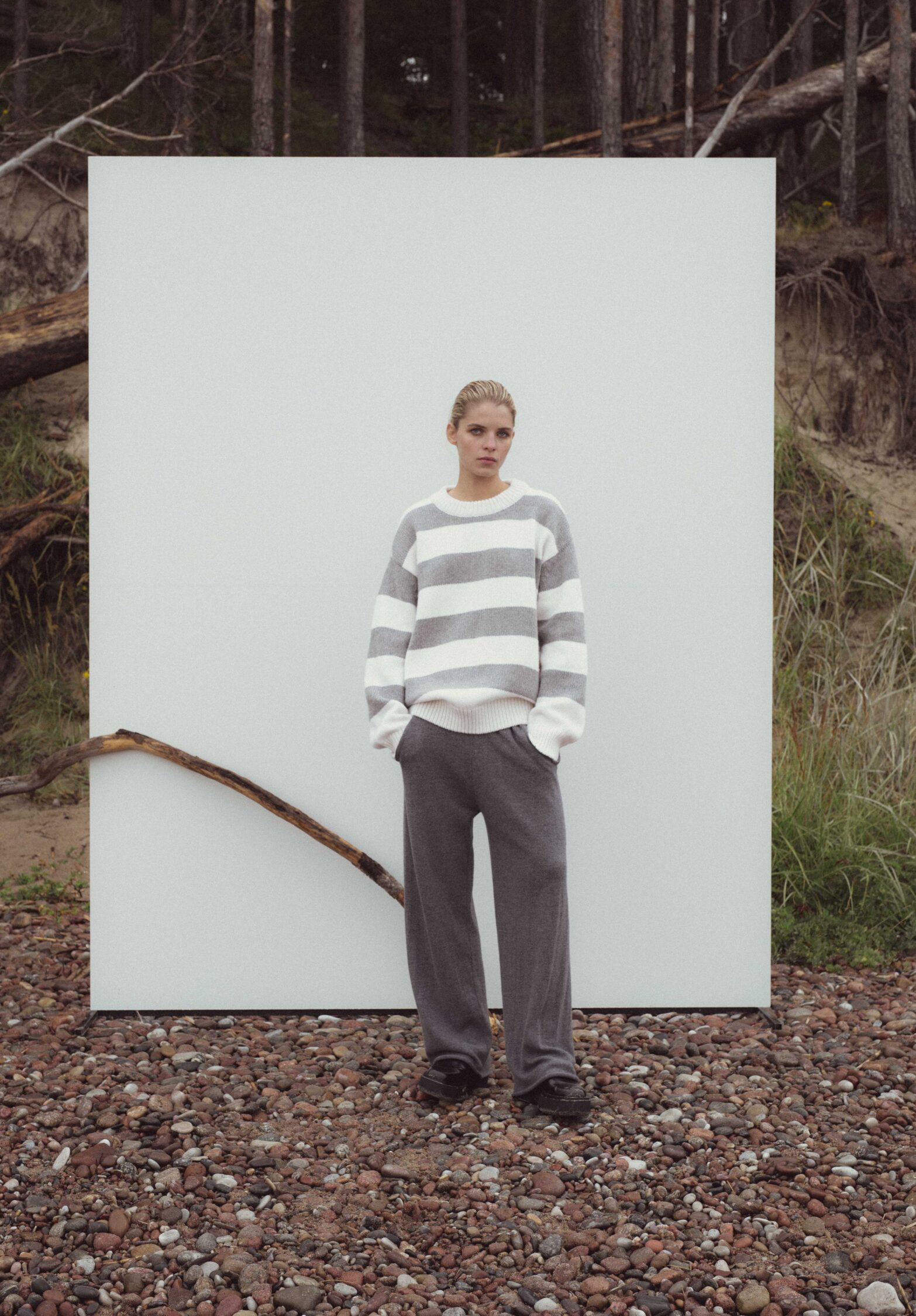 coal sweater striped | unlabel fw 23/24
