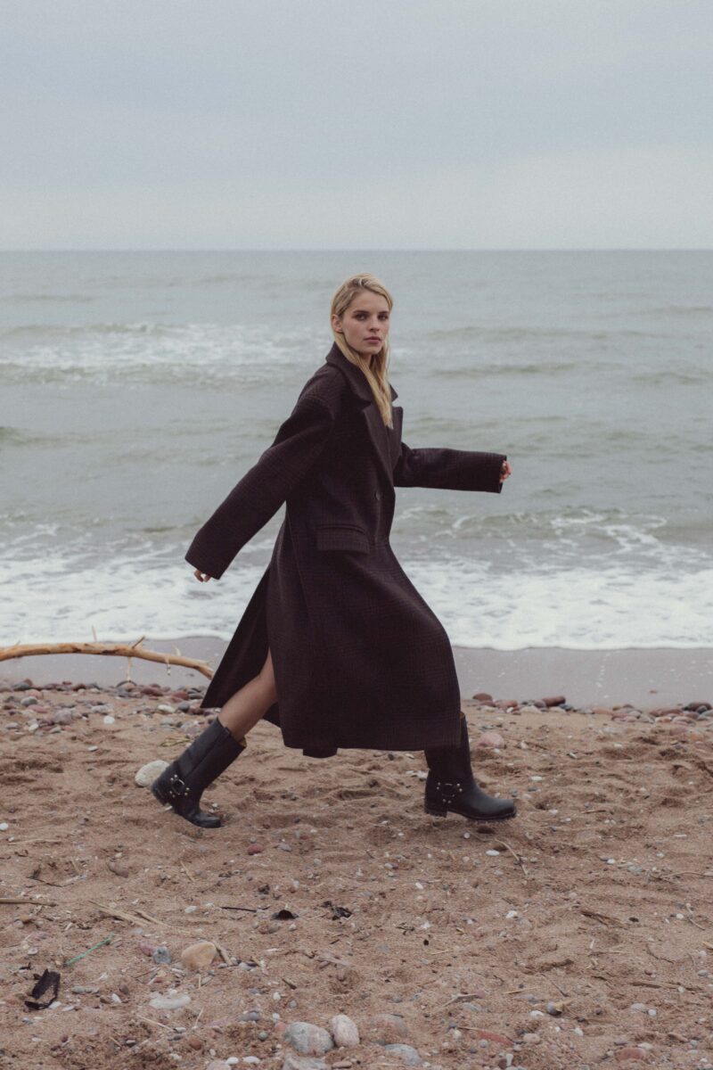 fabre oversized coat