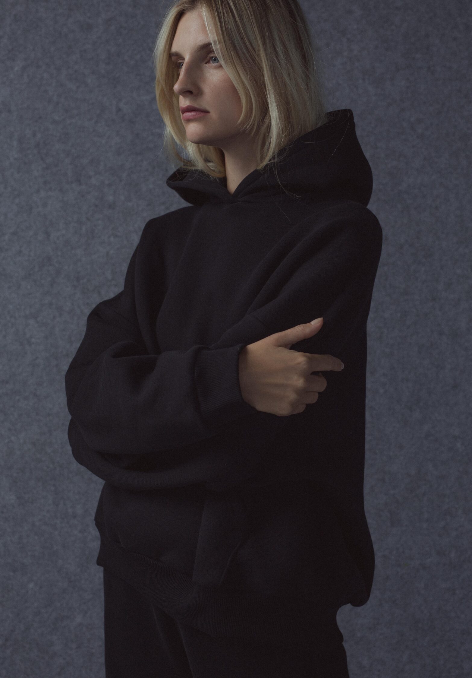 hoodie anise  | unlabel