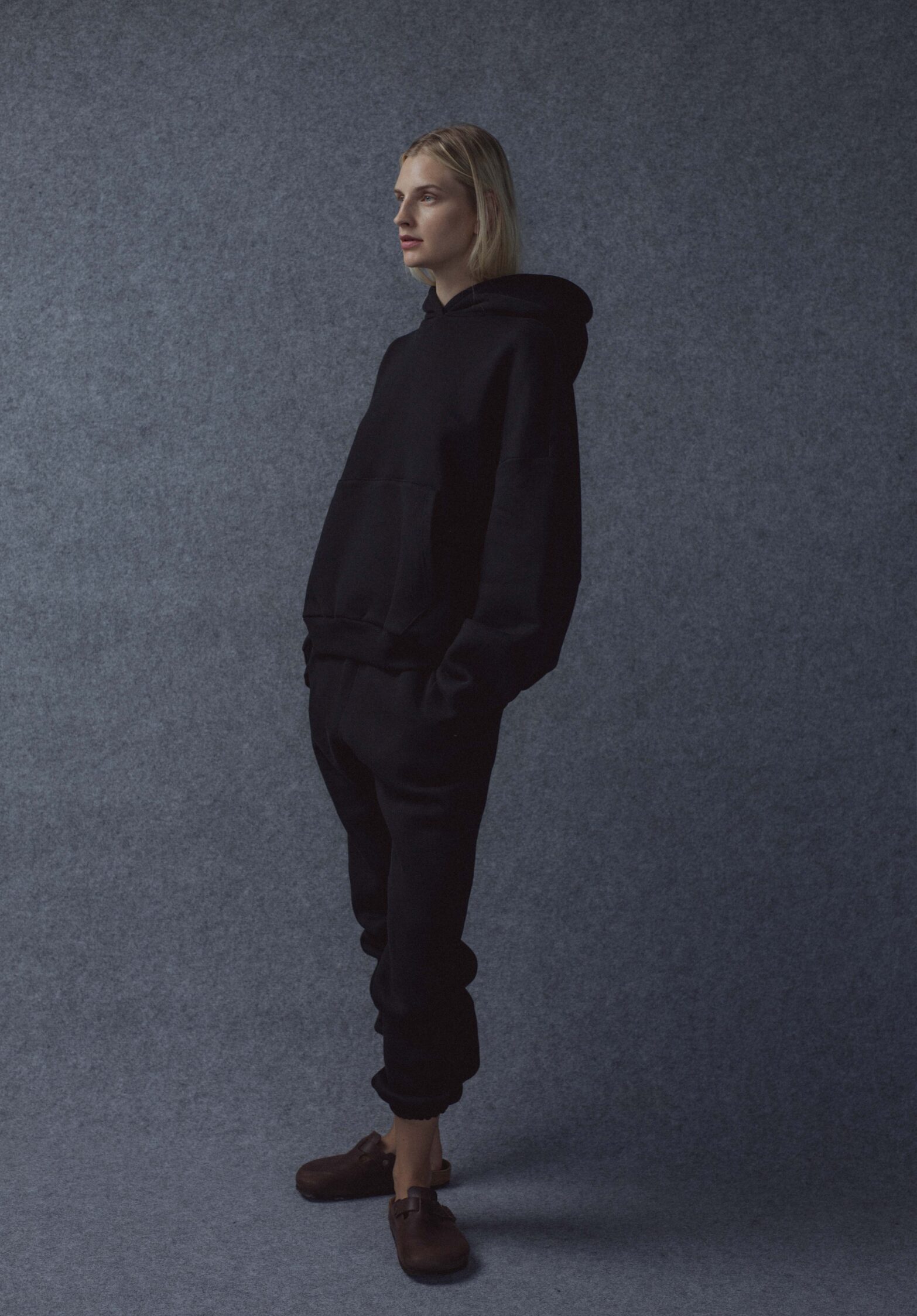 hoodie anise  | unlabel