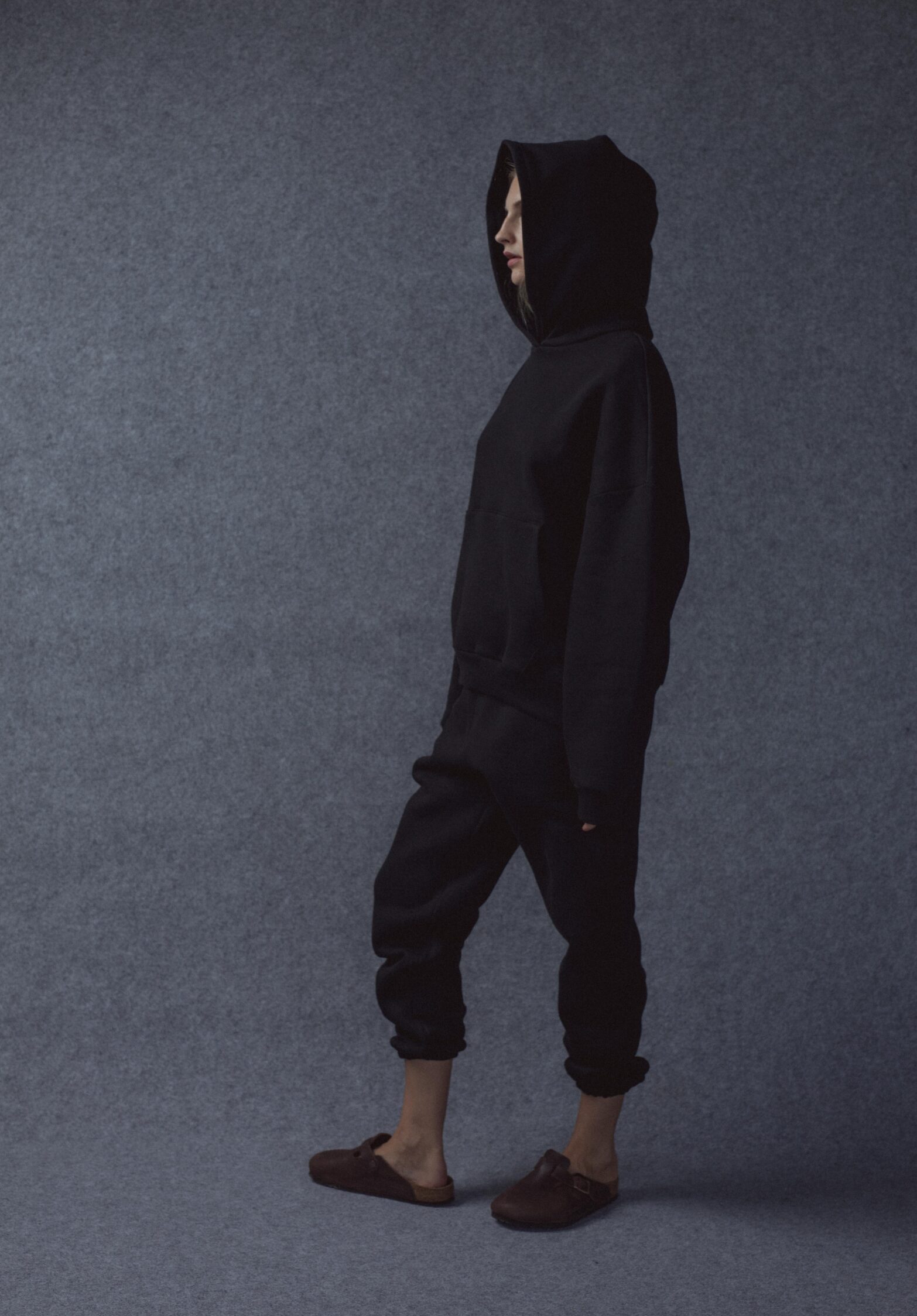 hoodie anise  | unlabel