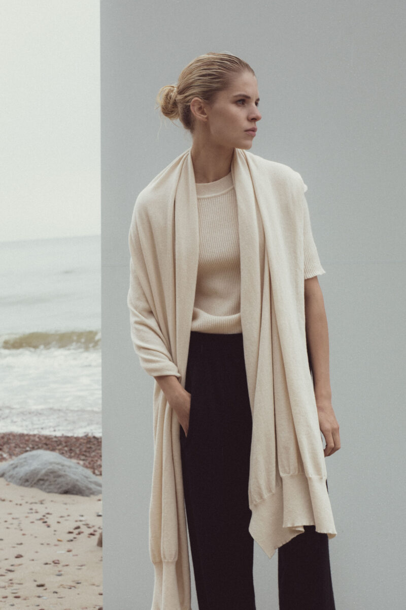 love scarf, cream | unlabel fw 23/24