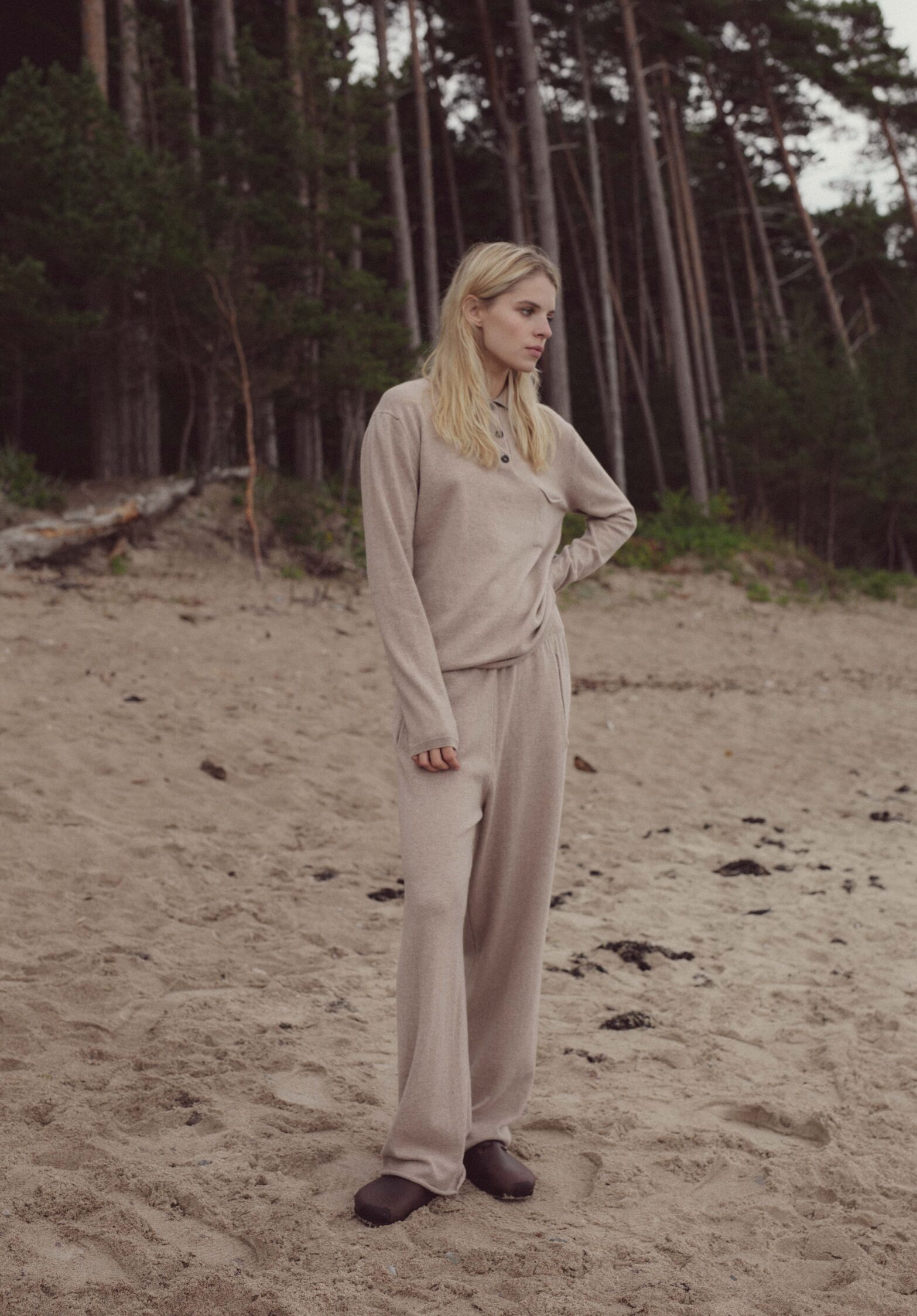 positive top polo sweater | unlabel fw 23/24