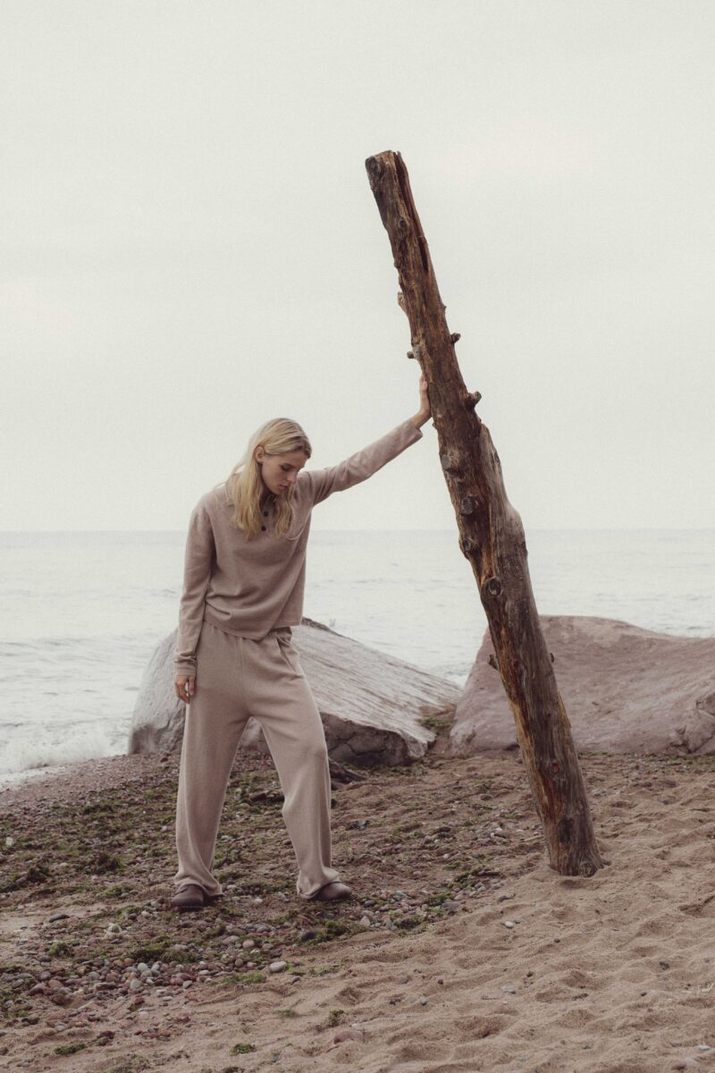positive top polo sweater | unlabel fw 23/24