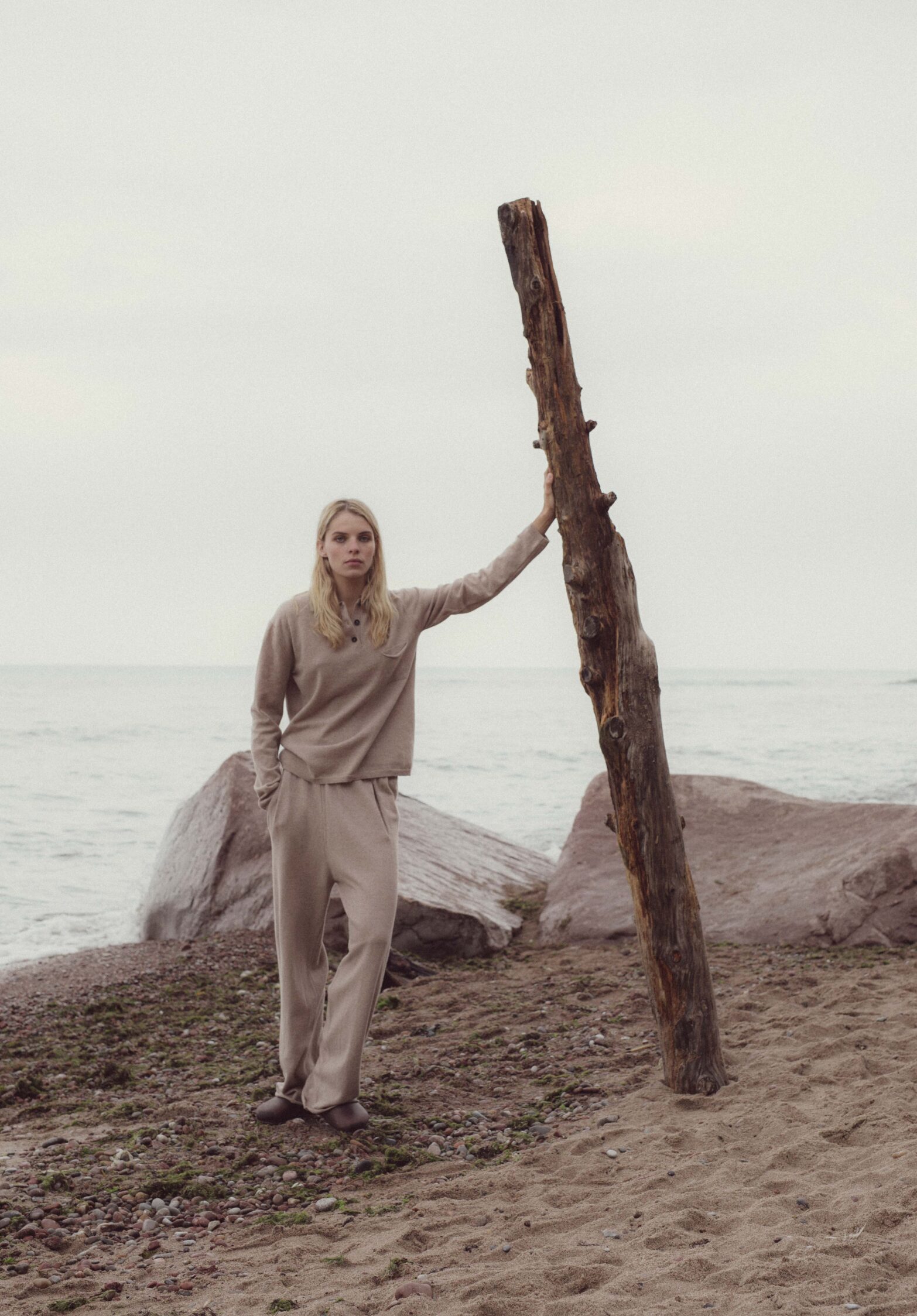 positive top polo sweater | unlabel fw 23/24