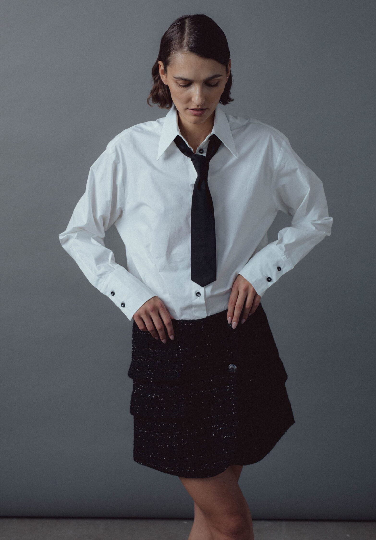 skirt ash  | unlabel