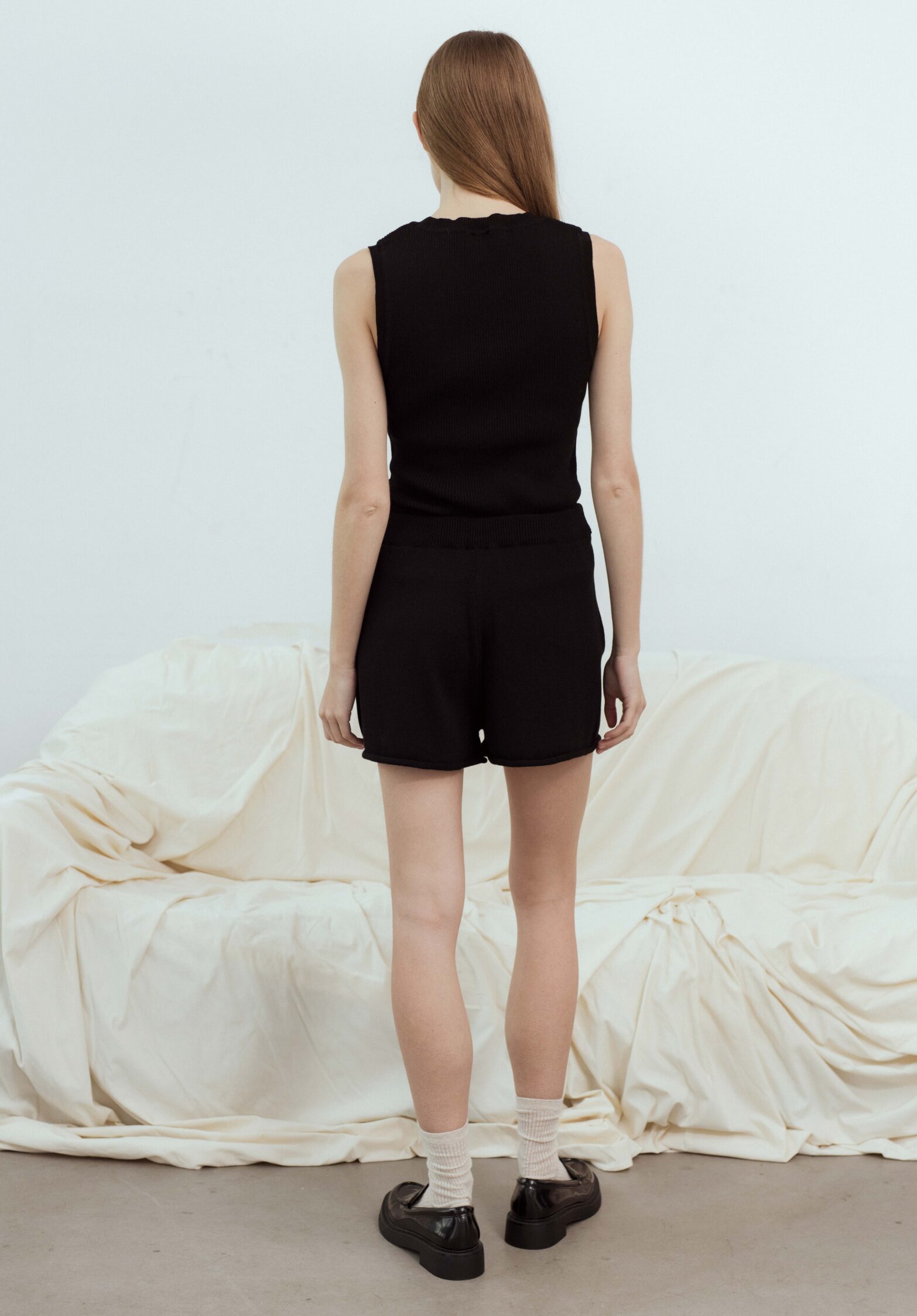 Eleen knitted shorts  | unlabel