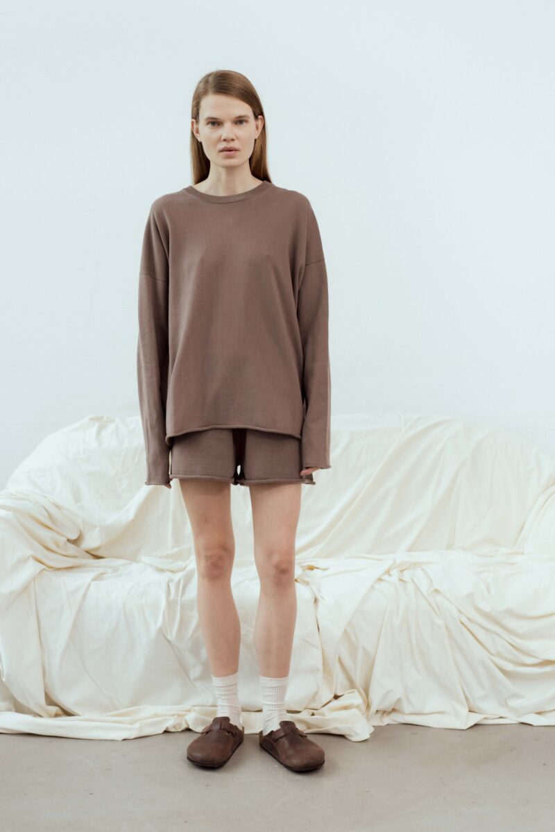 Elfie knitted shorts