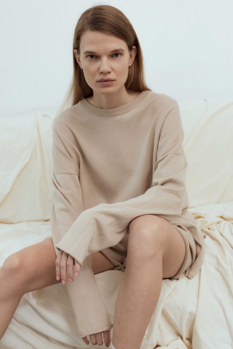 Eskel longsleeve knitted sweater