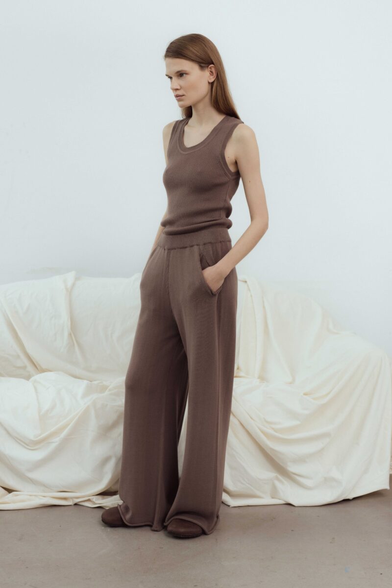 Forgael knitted sleeveless top | unlabel