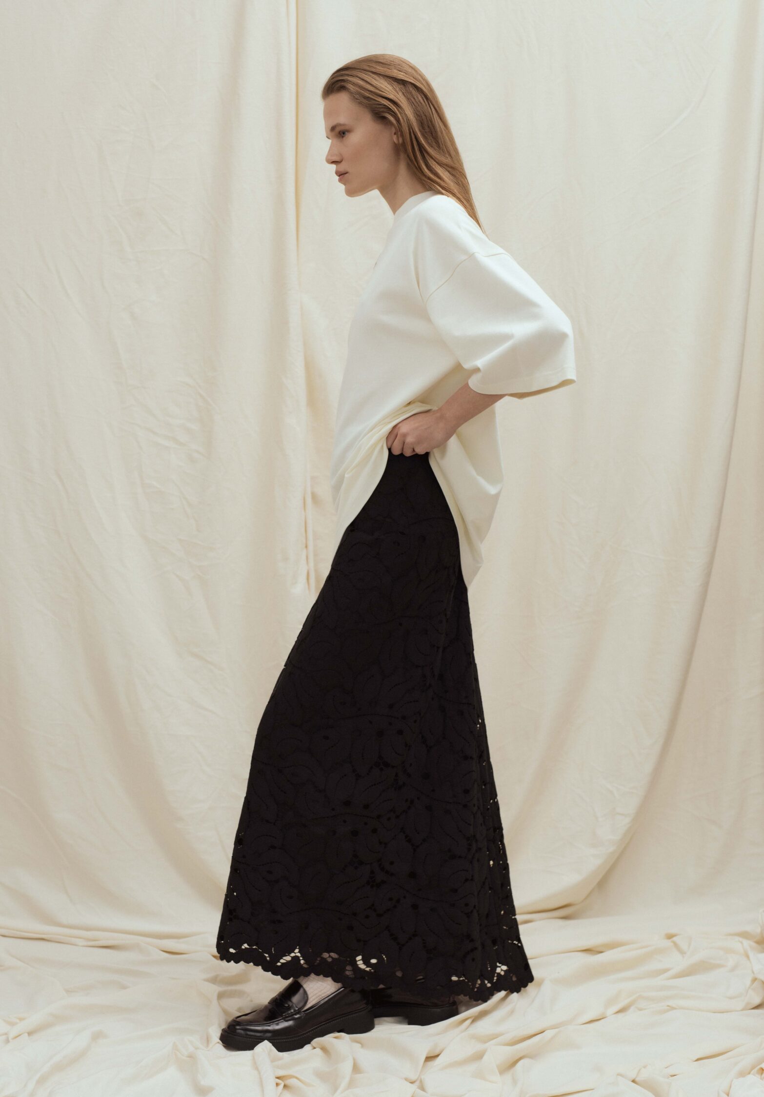 Tavion fish tail maxi skirt  | unlabel