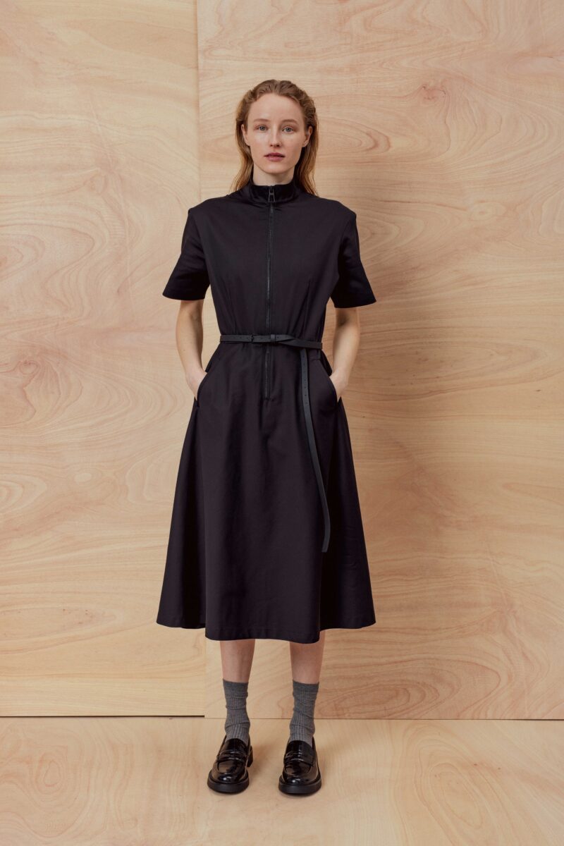 keana front zip dress