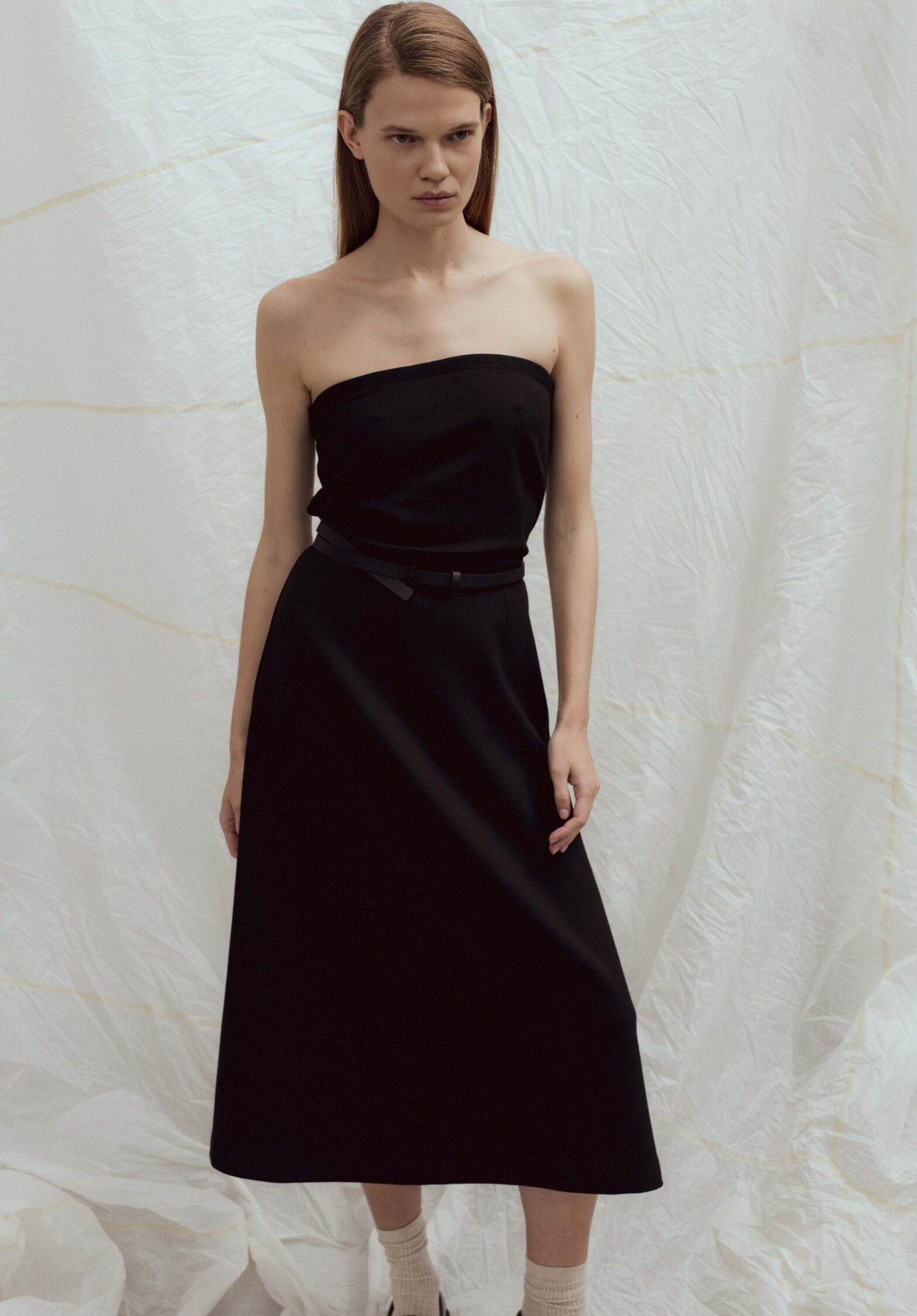 Nikolastrapless dress  | unlabel