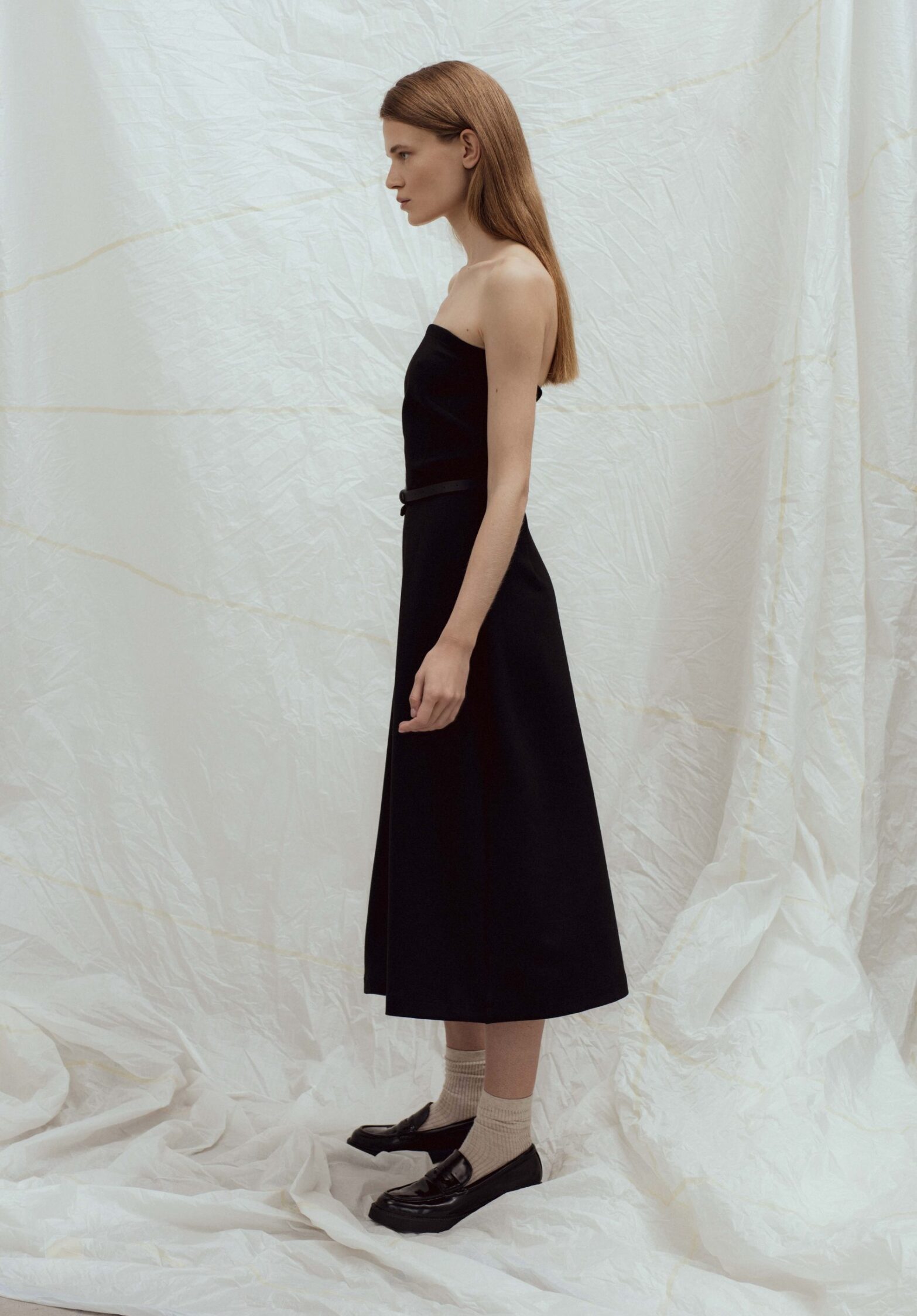 Nikolastrapless dress  | unlabel