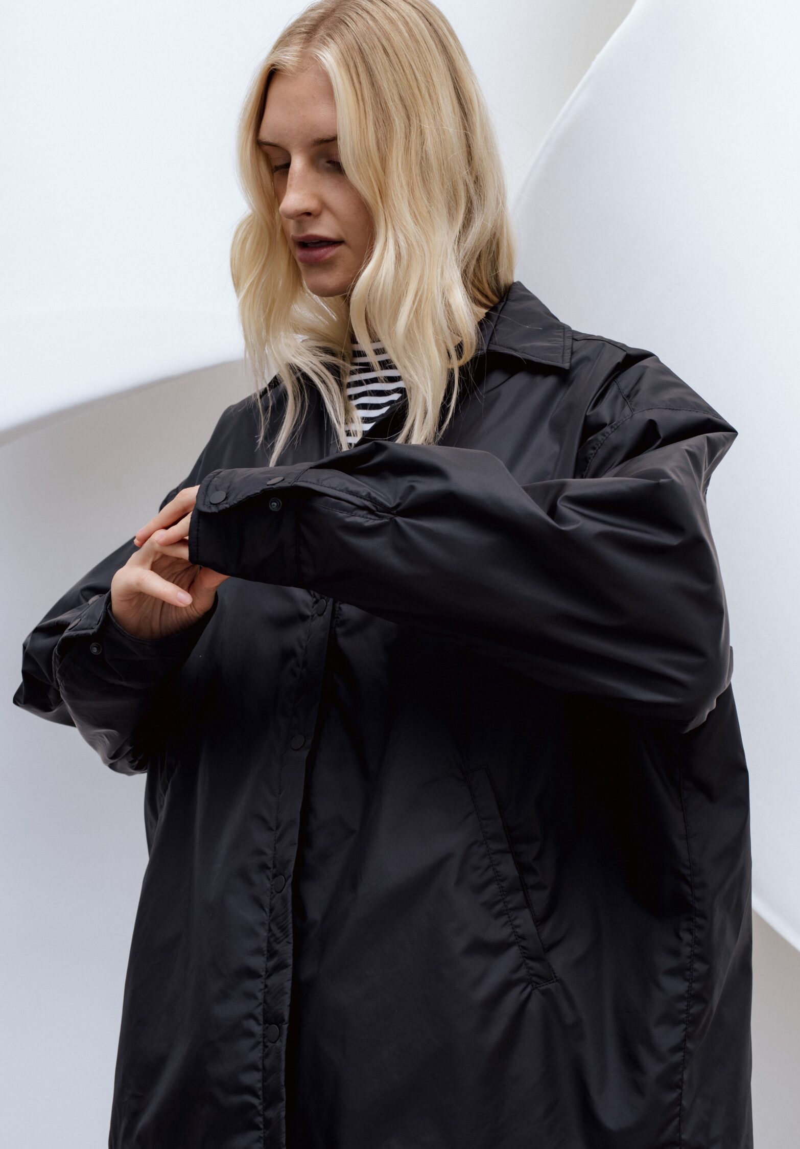 East padded overshirt  | unlabel