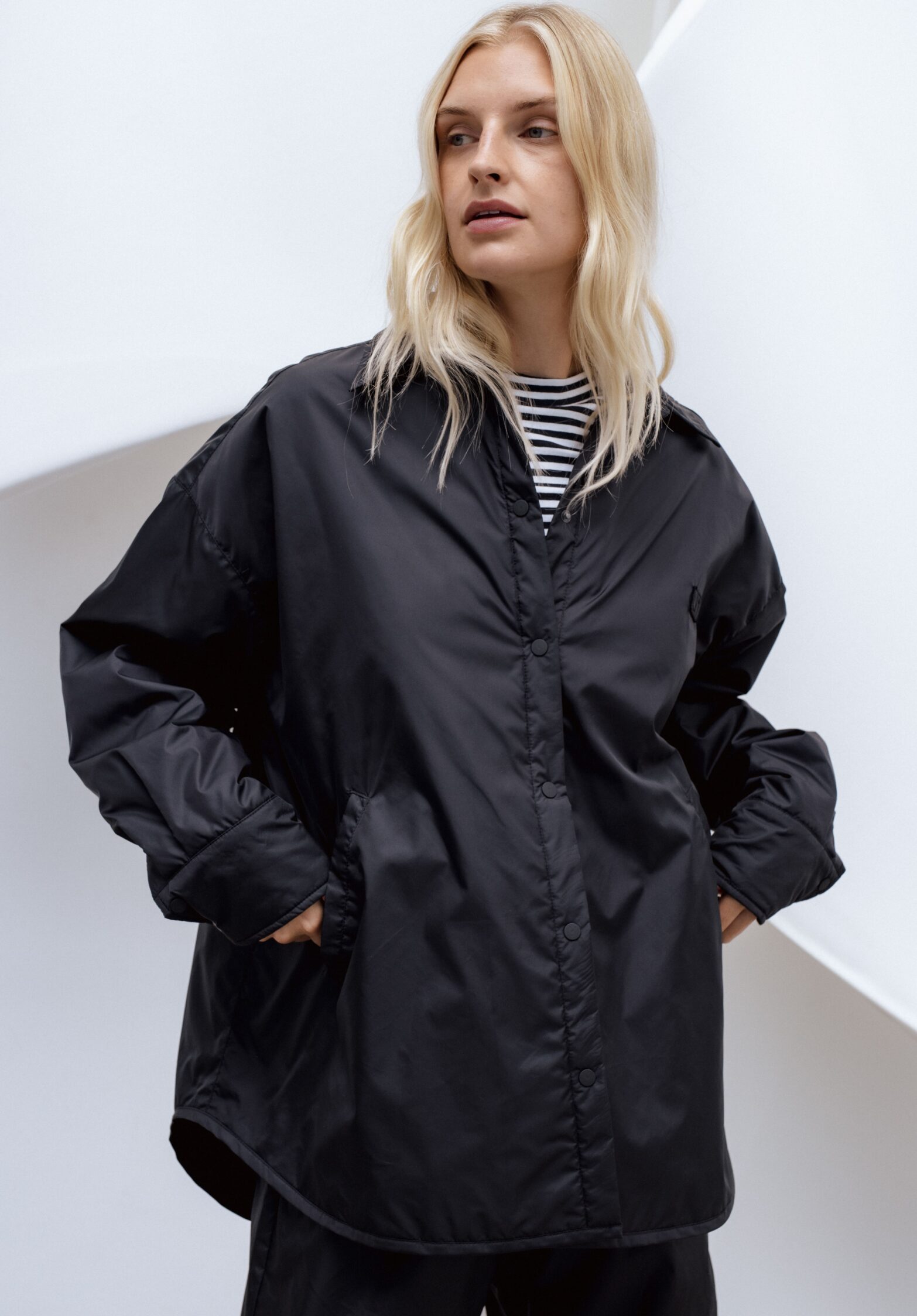 East padded overshirt  | unlabel