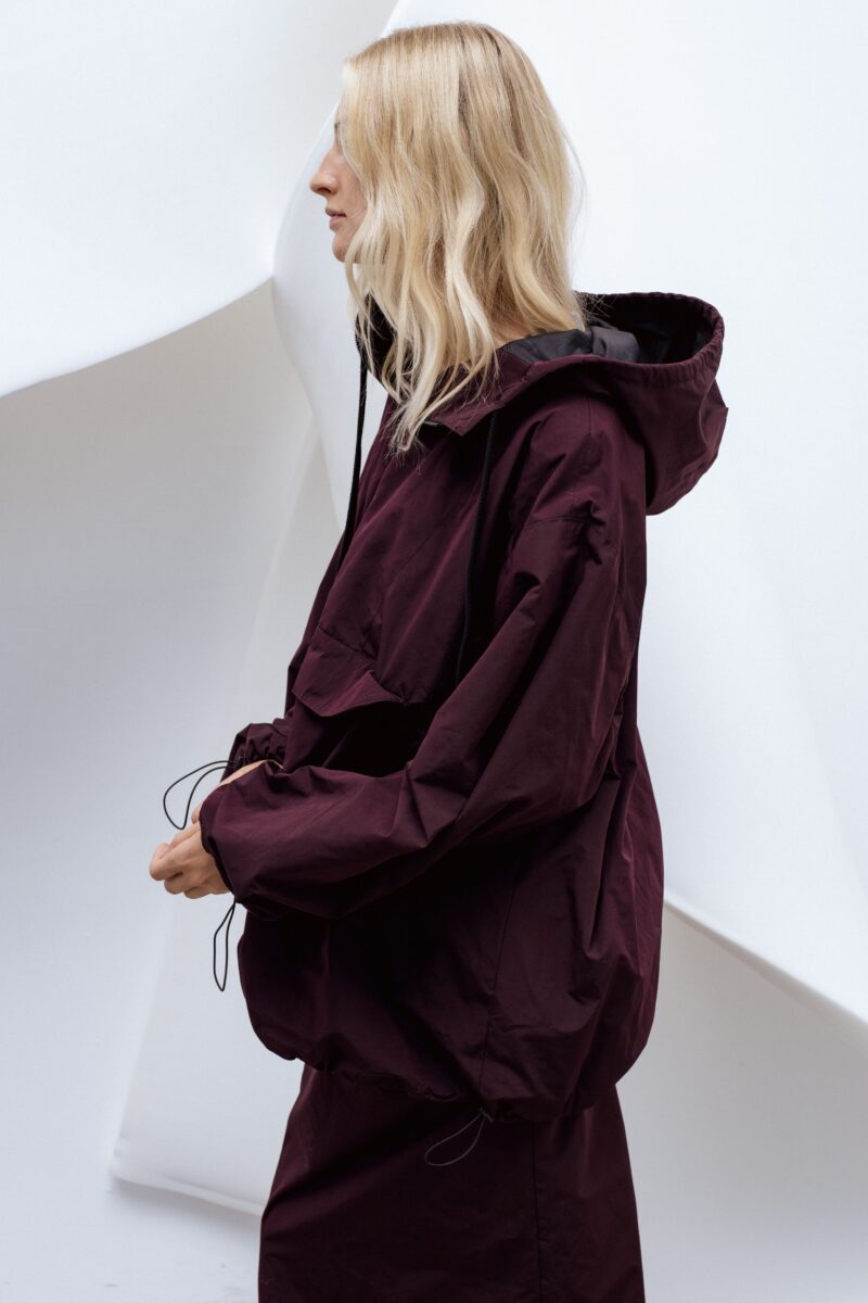 curl hooded anorak | unlabel