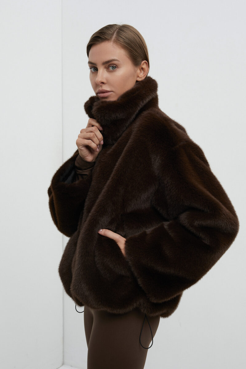 still fur coat