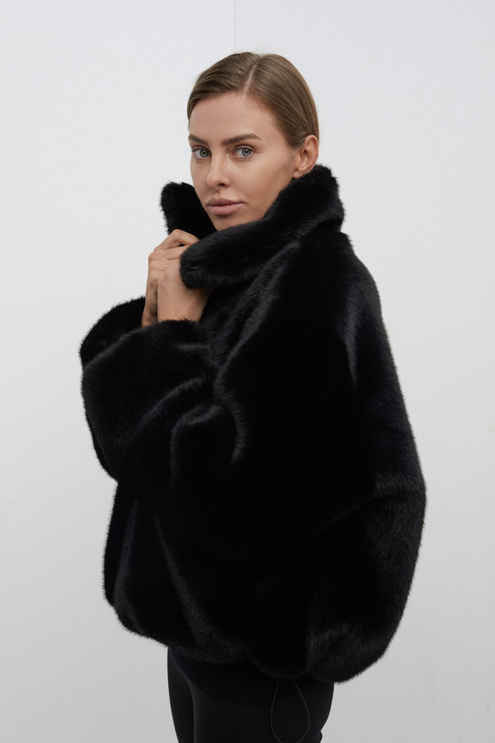 West fur coat  | unlabel