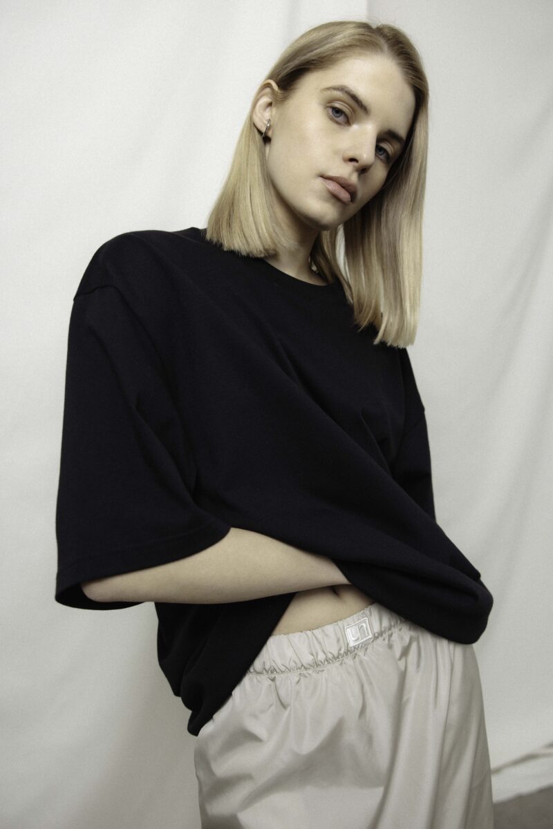 rain oversize t shirt  | unlabel