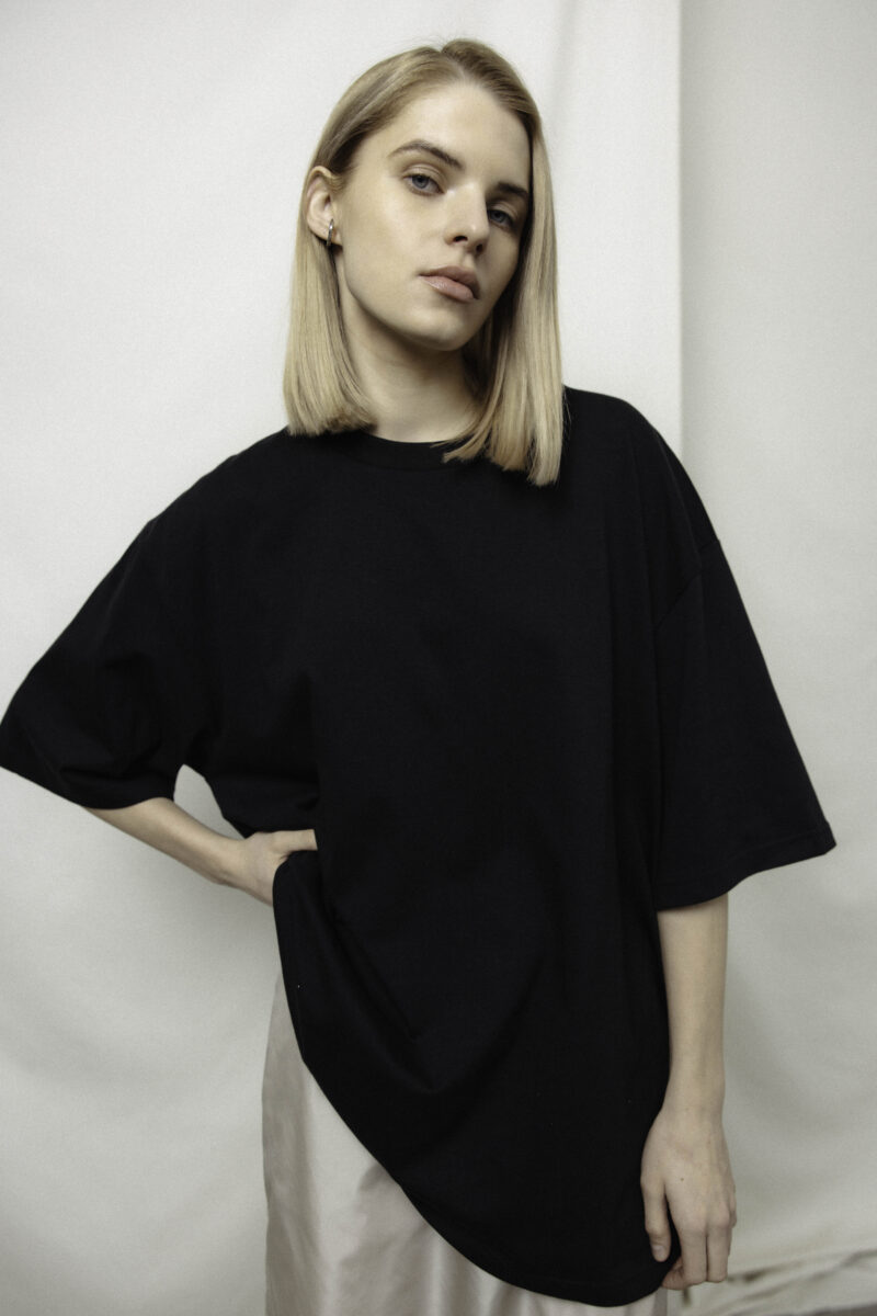 rain oversize t shirt  | unlabel