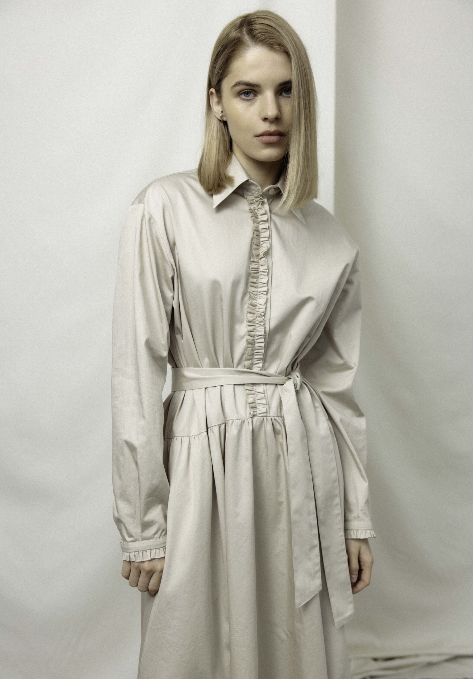 river long shirt dress  | unlabel