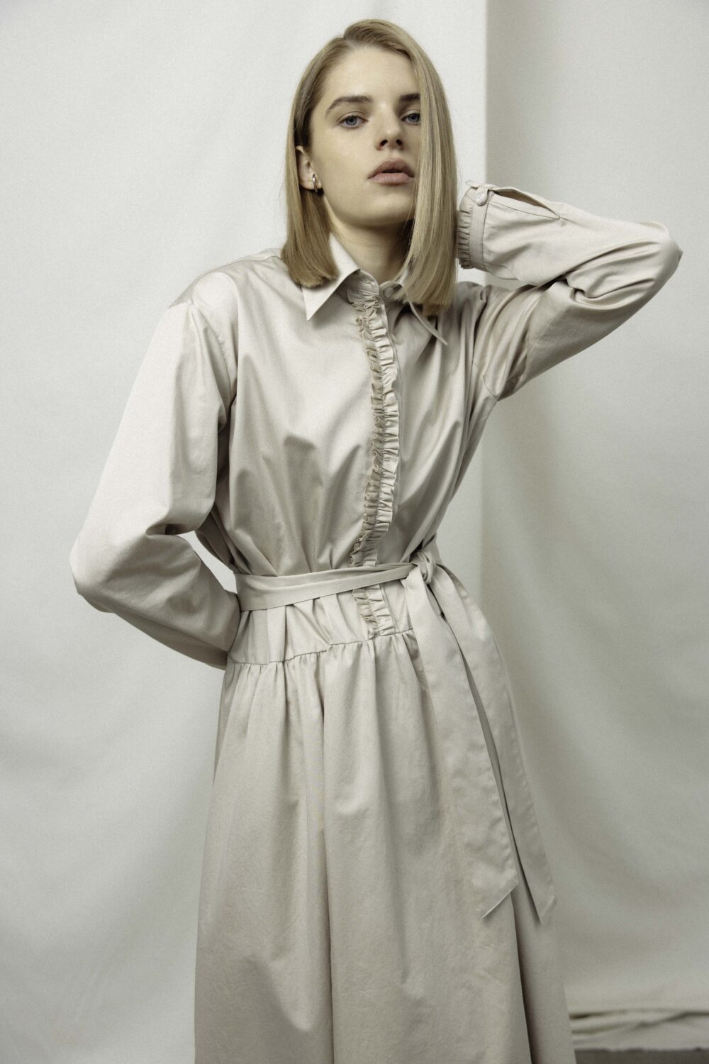 river long shirt dress  | unlabel