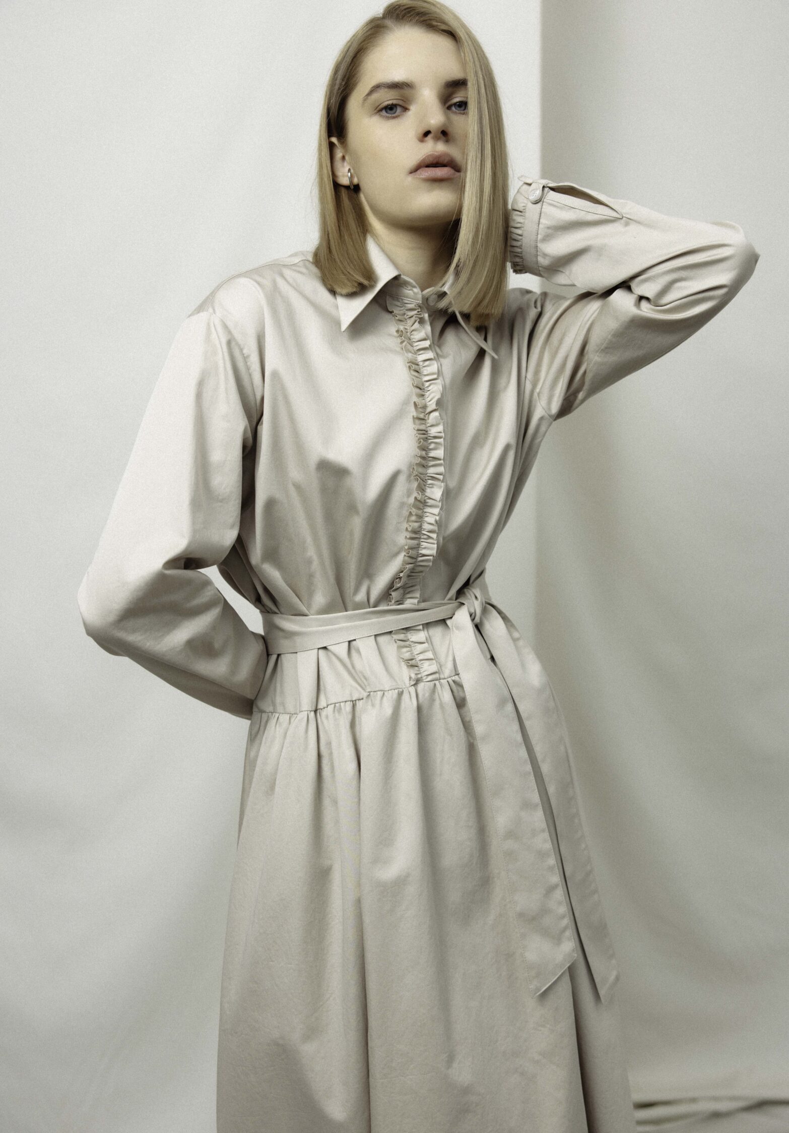 river long shirt dress  | unlabel