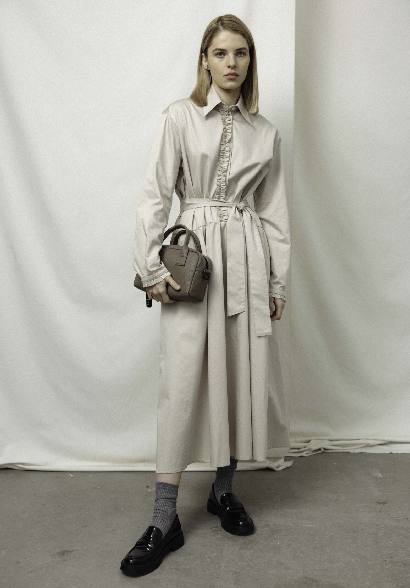 river long shirt dress  | unlabel