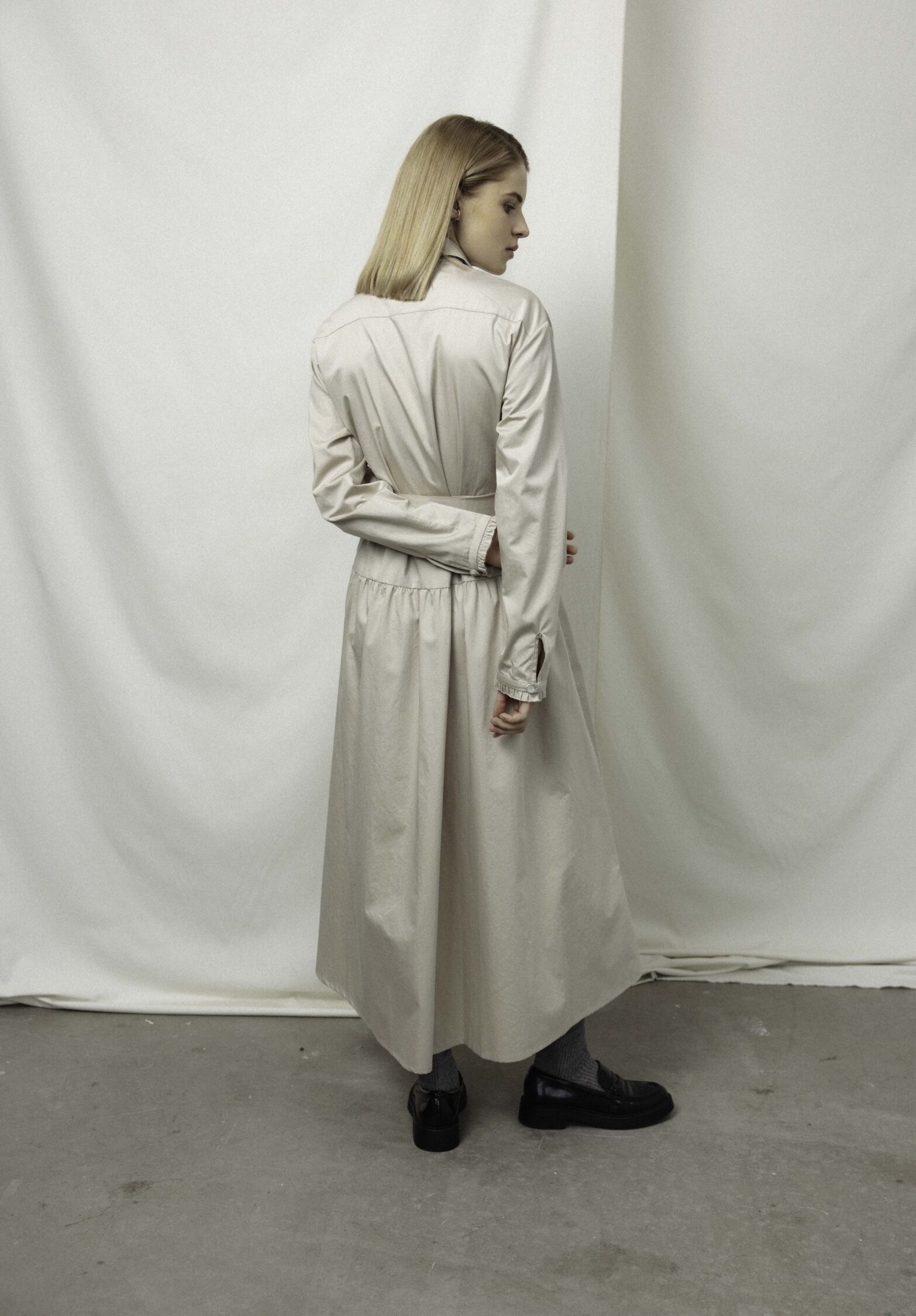 river long shirt dress  | unlabel