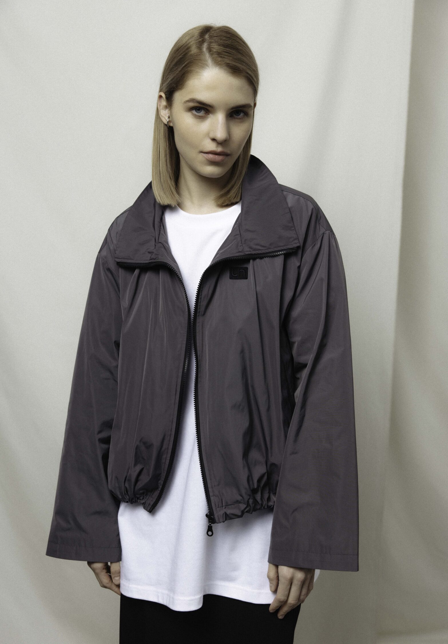 gildi light jacket with zipper  | unlabel