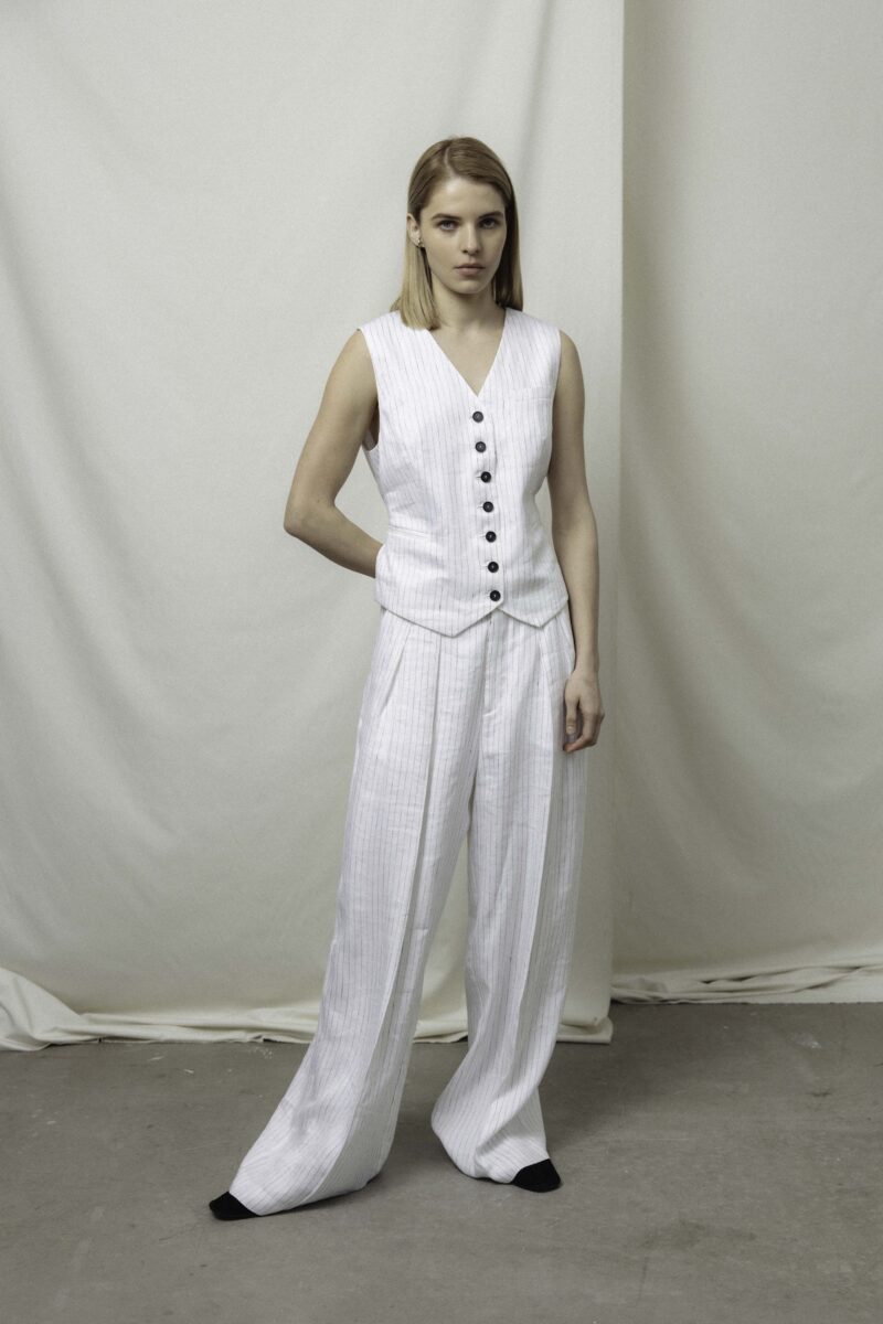 parana striped pants  | unlabel