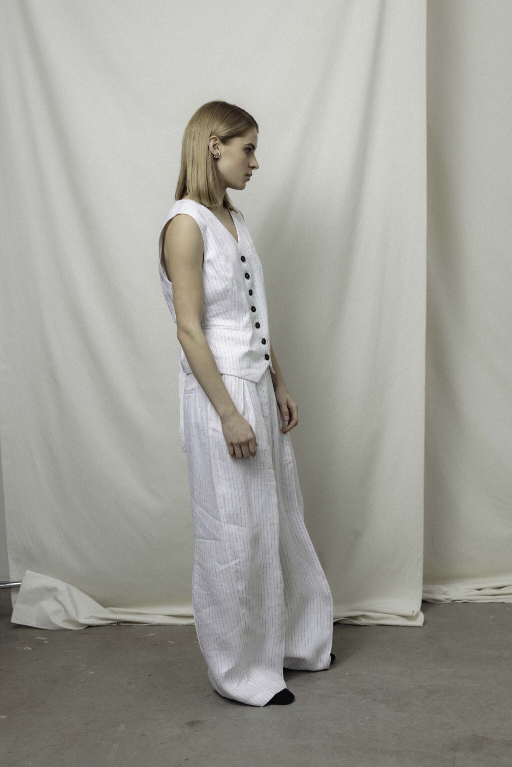 parana striped pants  | unlabel