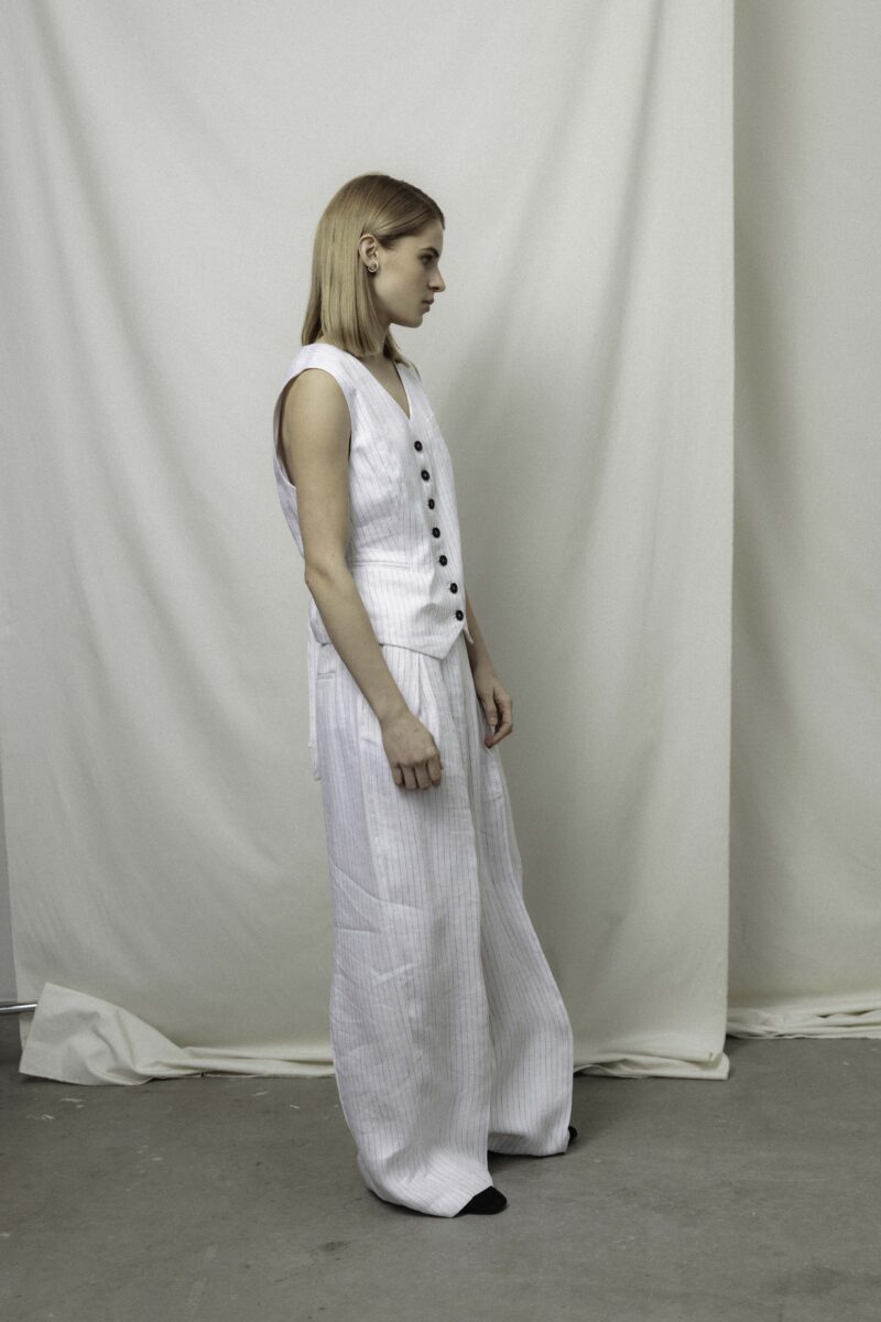 parana striped pants  | unlabel