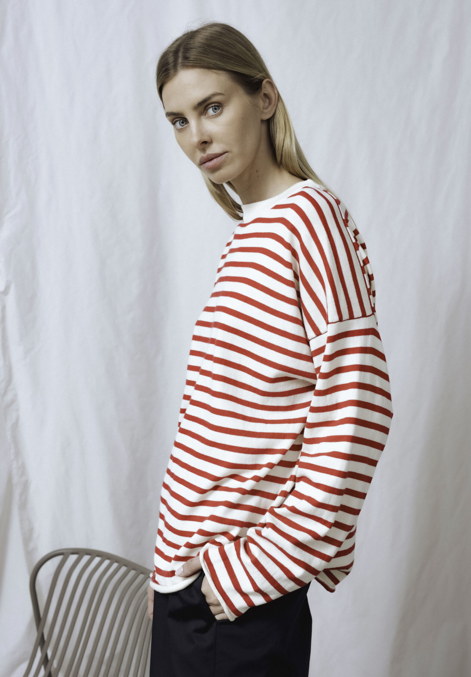 Coral sweater  | unlabel