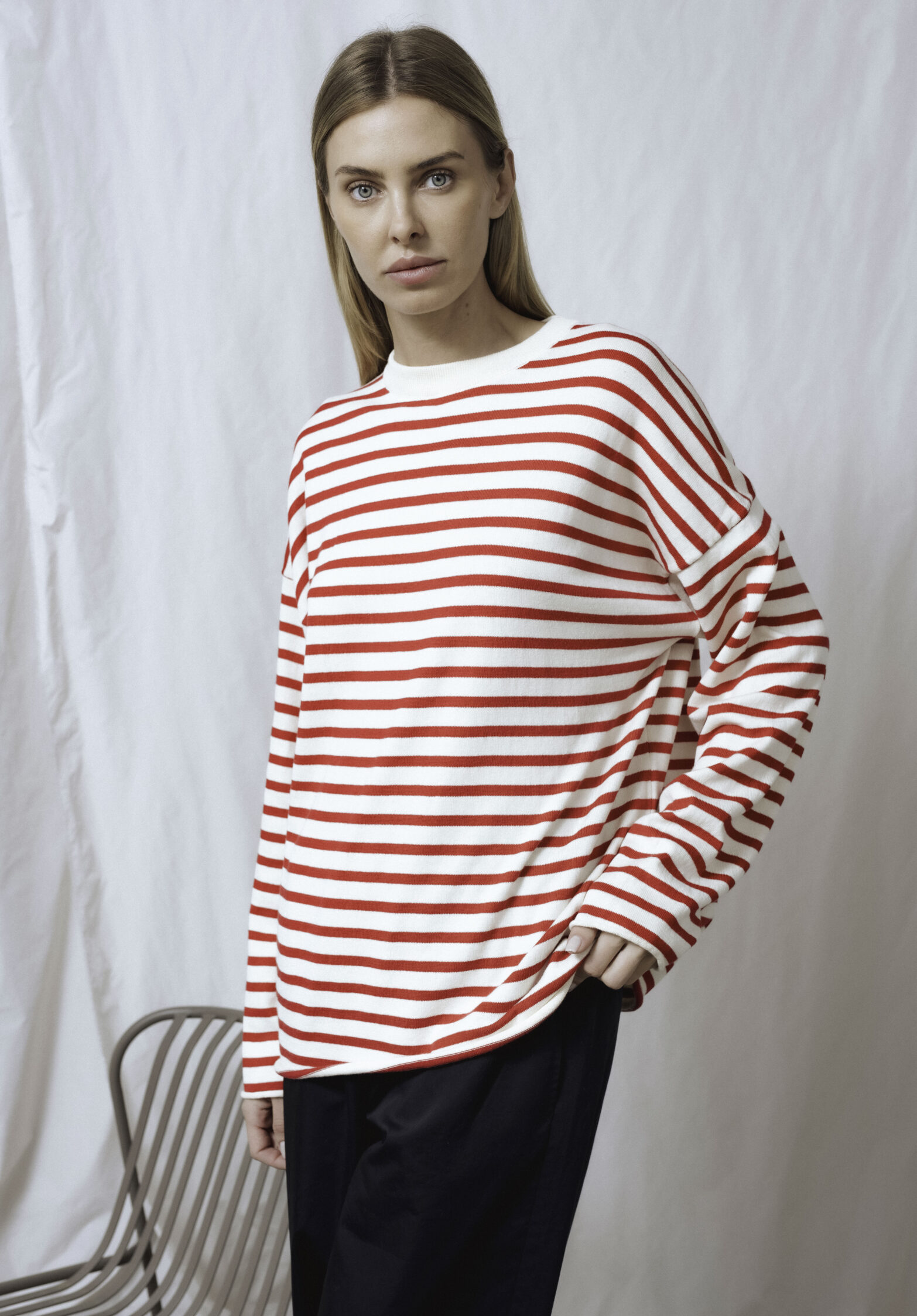 Coral sweater  | unlabel